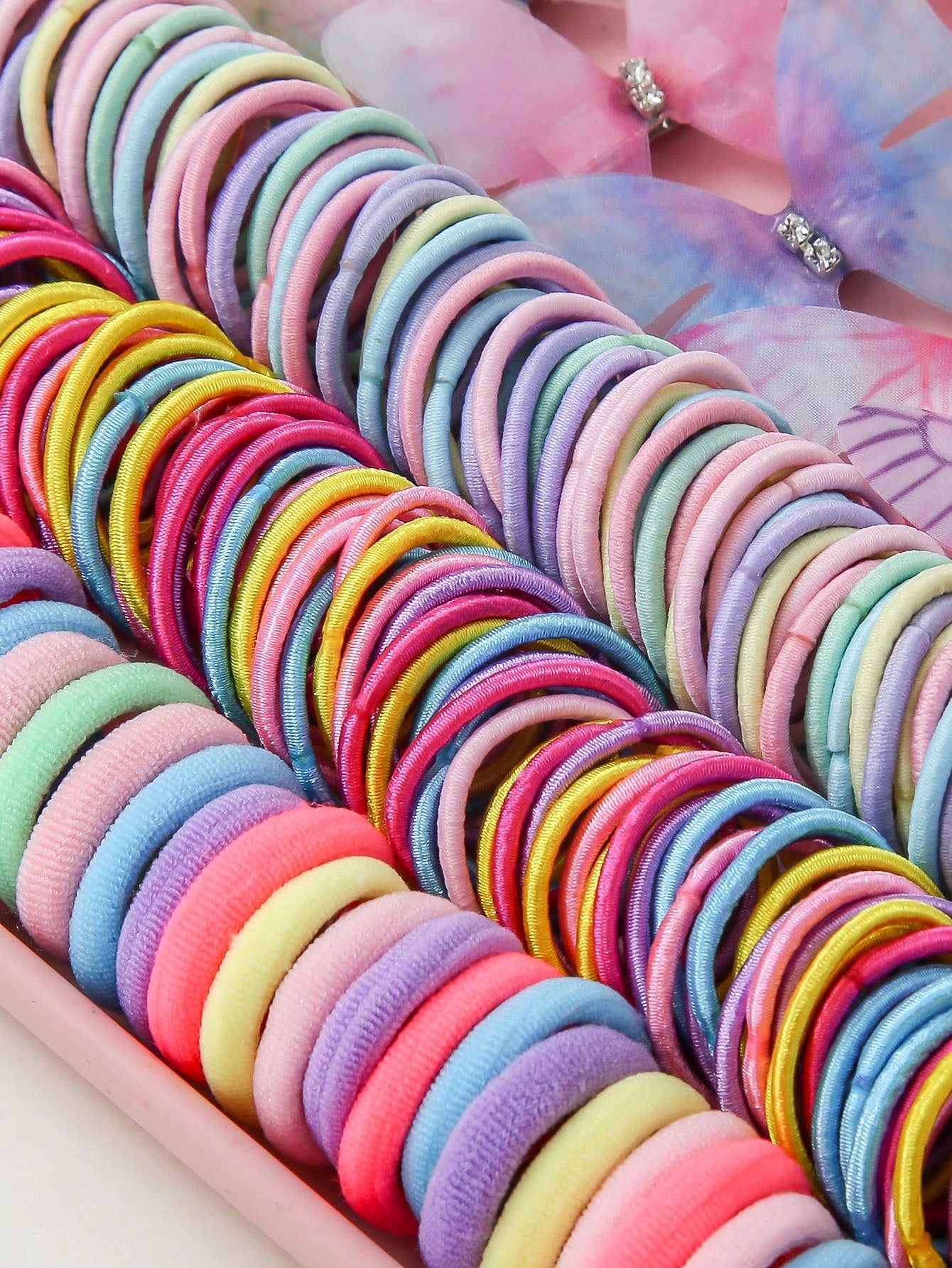 260pcs/Set Baby Girl Princess Hair Accessories Combo - Hair Ties, Hairclips, Barrettes, Hair Bands, For Daily Wear & Gift