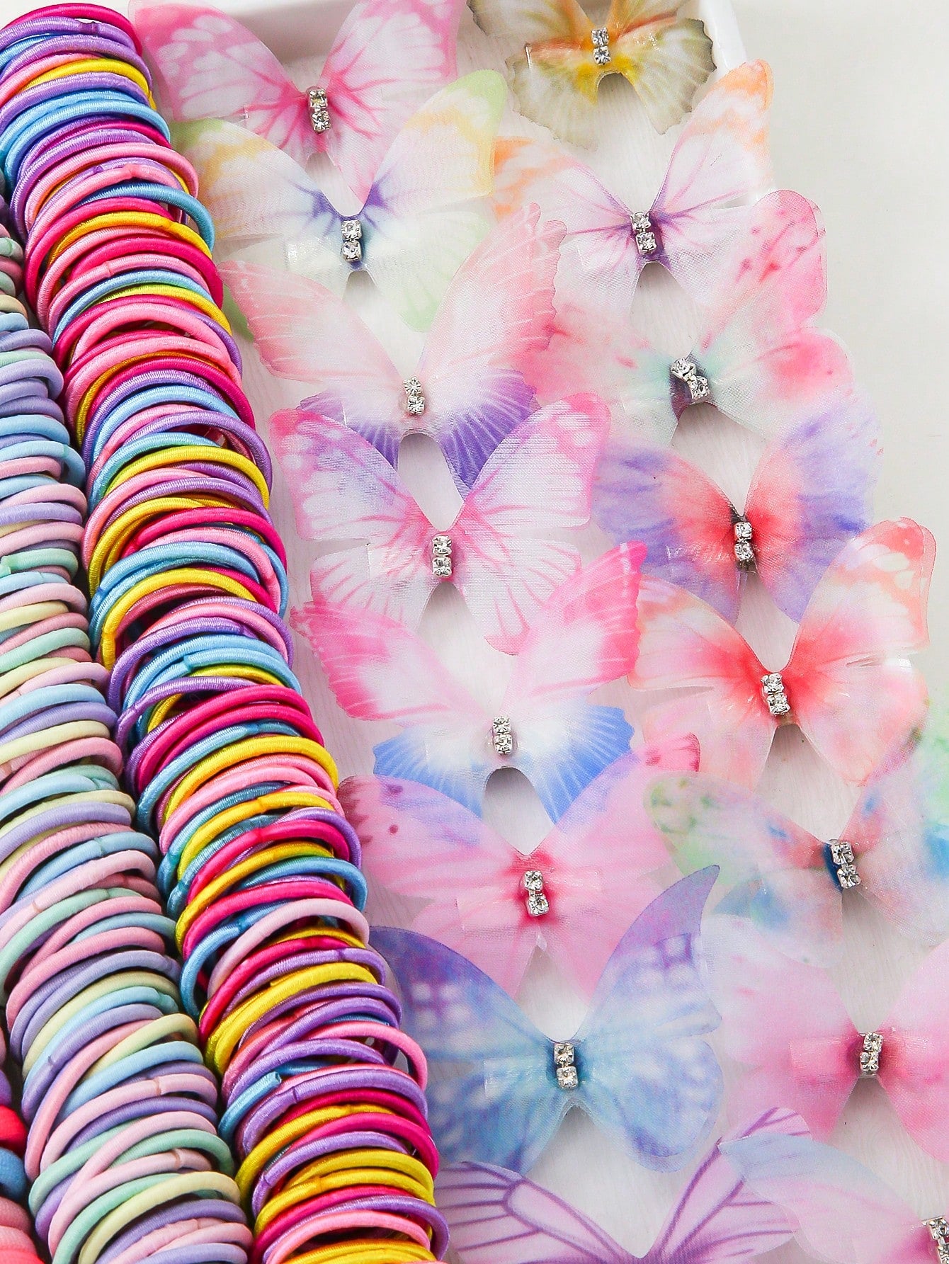 260pcs/Set Baby Girl Princess Hair Accessories Combo - Hair Ties, Hairclips, Barrettes, Hair Bands, For Daily Wear & Gift