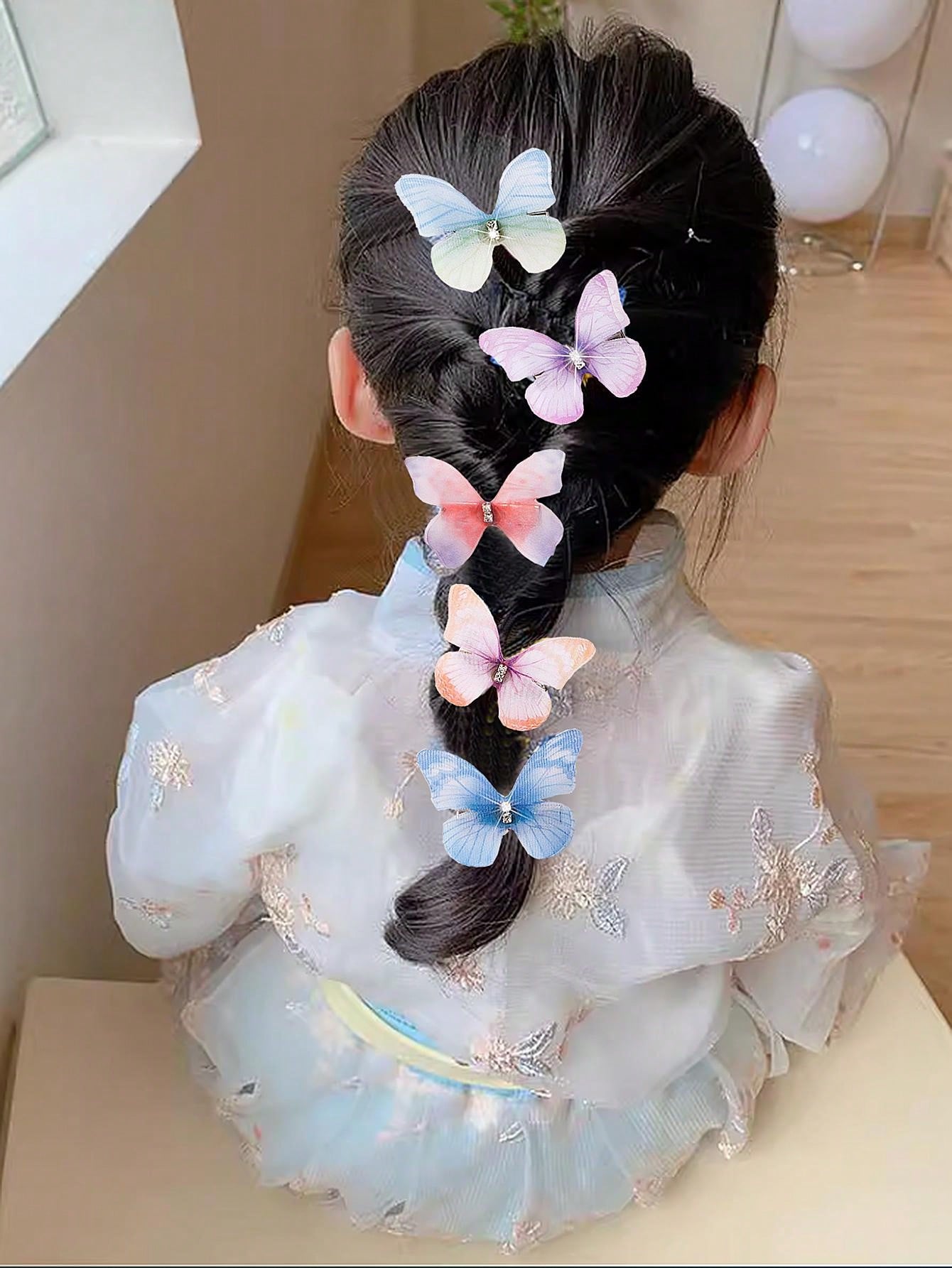 267pcs Kids Girls Multicolor Hair Scrunchies, Bow Hair Clips, Rabbit Ears Headbands, Hair Ties, Cute Hair Accessories Set