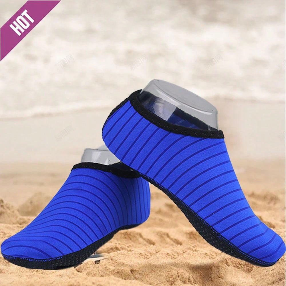 1 Pair Unisex Quick-Dry Water Shoes, Barefoot Aqua Socks For Beach, Swim, Yoga, Exercise