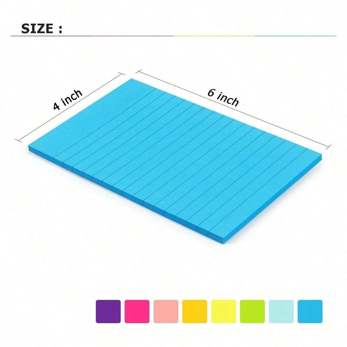 1 Set Of 100 Sheets Sticky Notes - Bright 4-Color Combination, Easy To Use, Efficient For Taking Notes And Organizing - Ideal Choice For Students, Office And Home