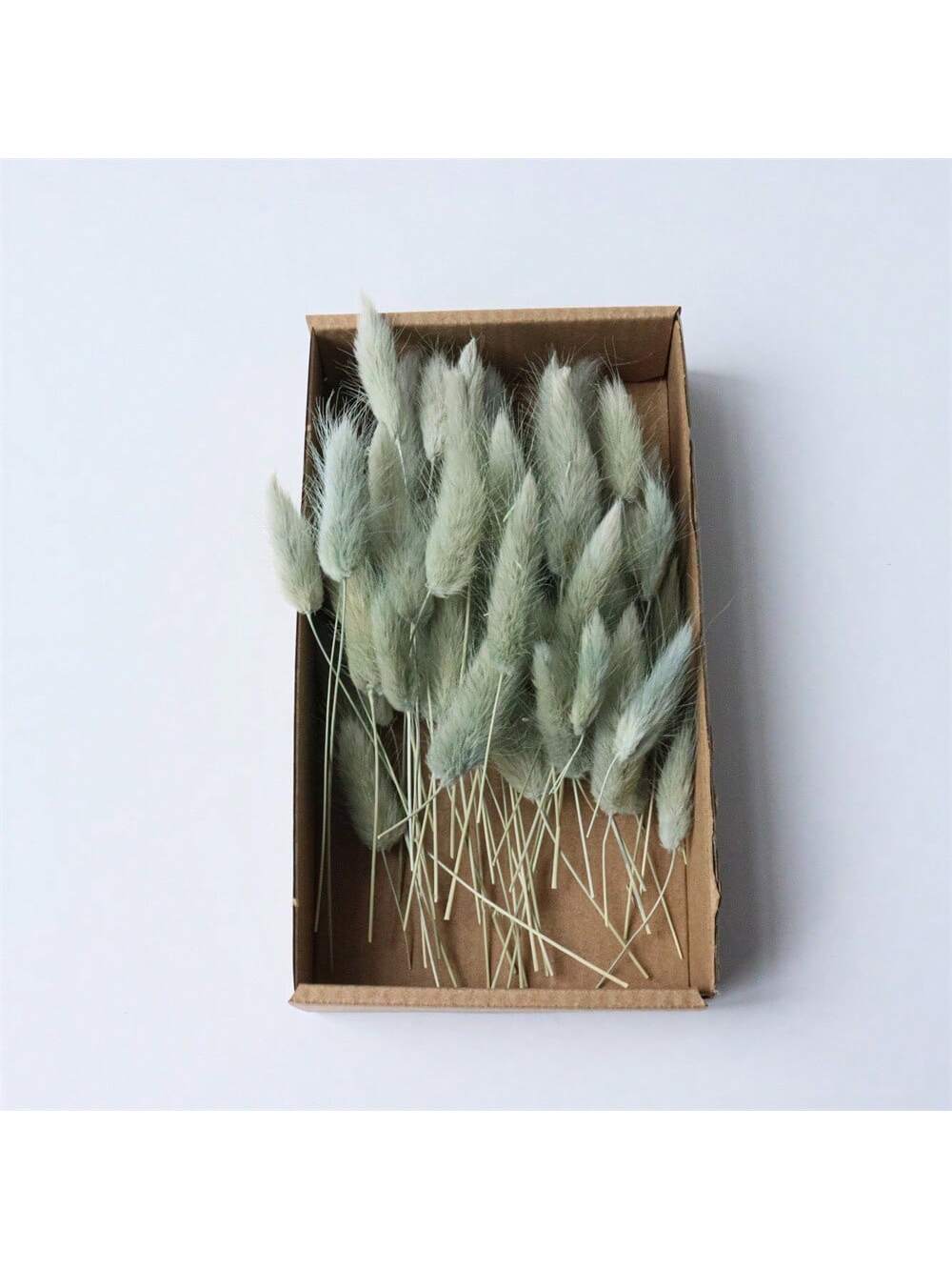 100pcs Diy Dried Flower Bag Natural Rose/Babybreath/Eucalyptus/Lover Grass /Lagurus/Bunny Tails Bulk Lavender Daisy Preserved Dried Flower Material Package Heads For Decoration