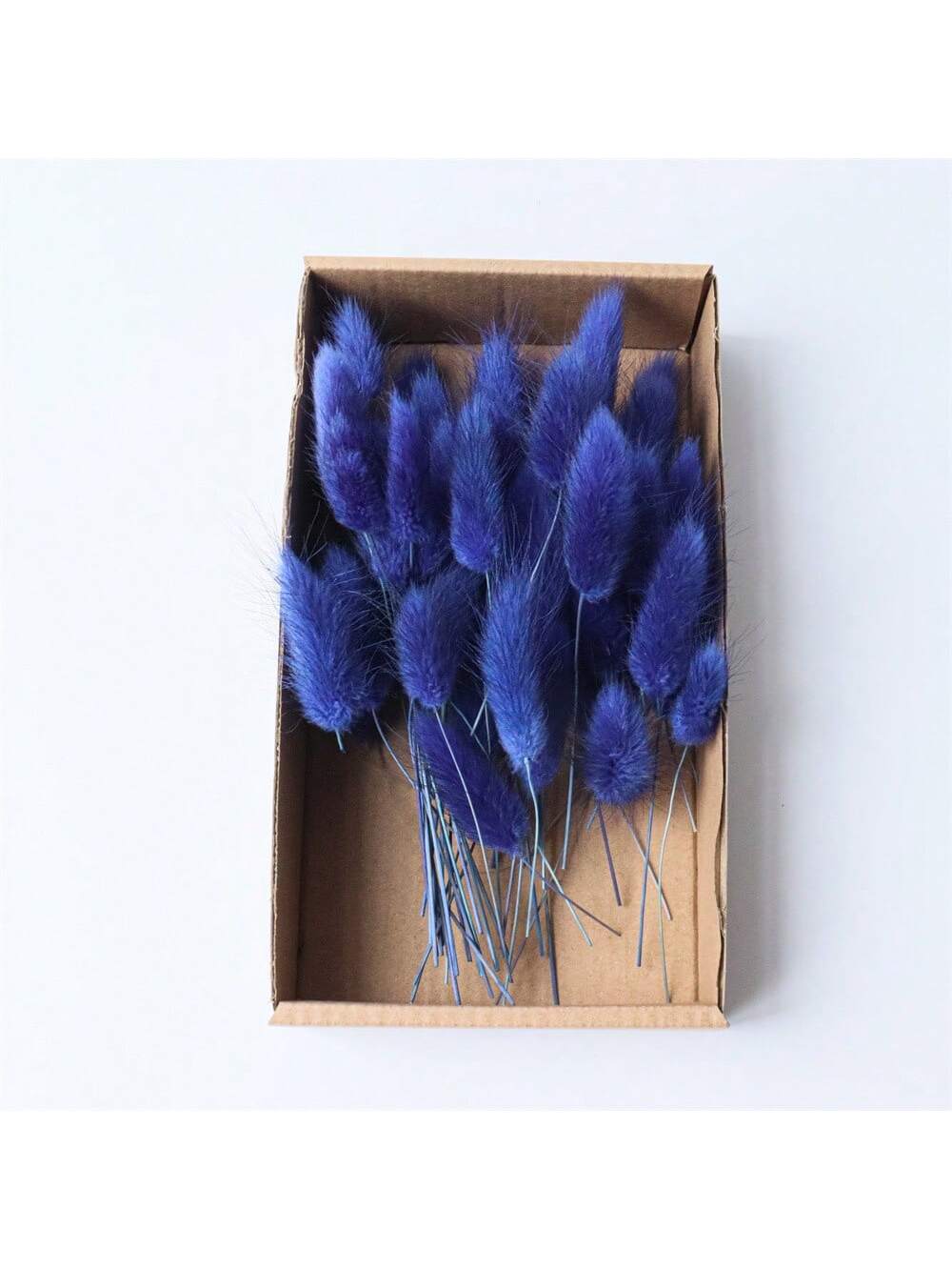 100pcs Diy Dried Flower Bag Natural Rose/Babybreath/Eucalyptus/Lover Grass /Lagurus/Bunny Tails Bulk Lavender Daisy Preserved Dried Flower Material Package Heads For Decoration