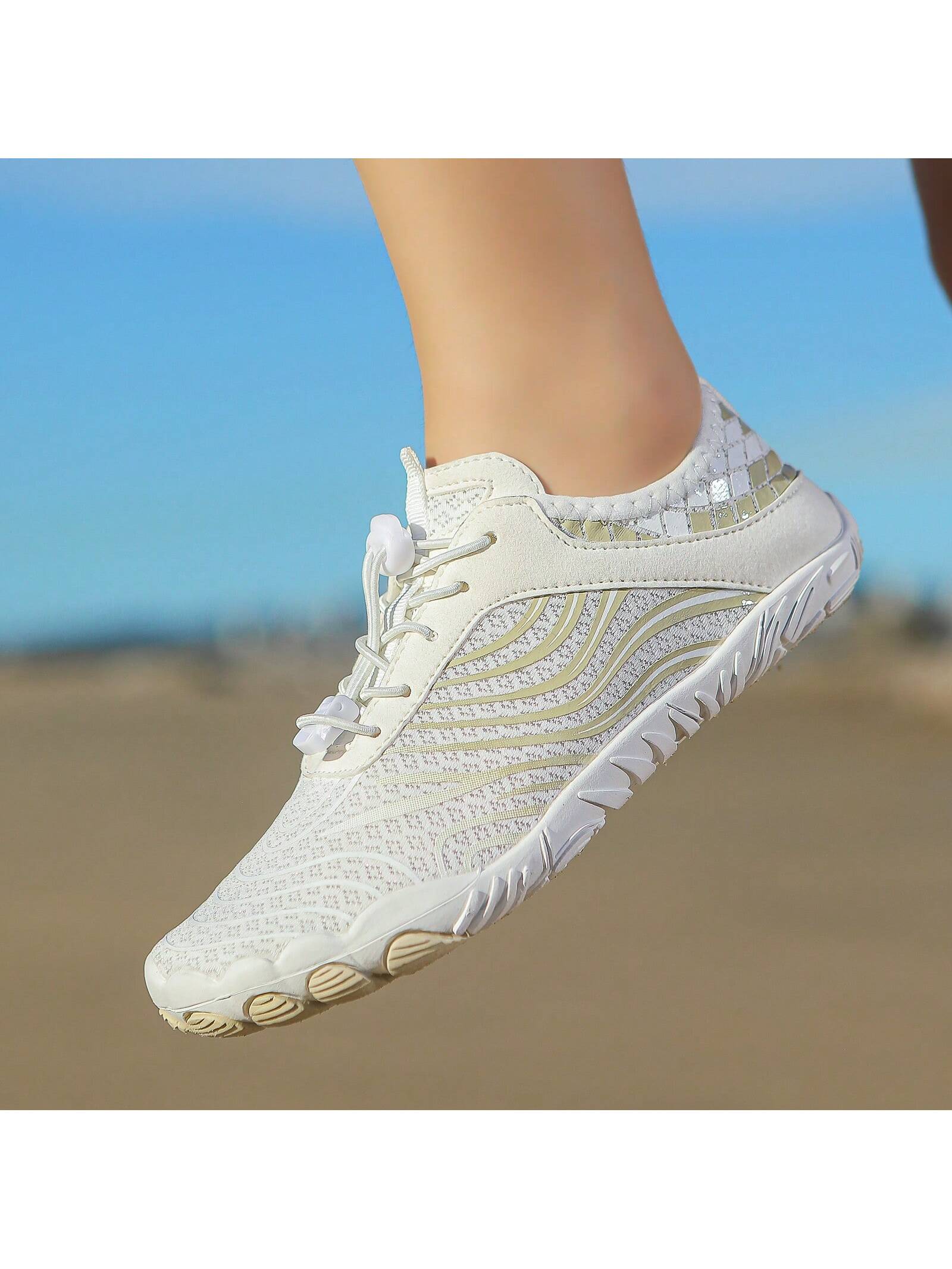 Unisex Breathable Water Shoes, Non-Slip Water Shoes For Beach, Suitable For Swimming, Women