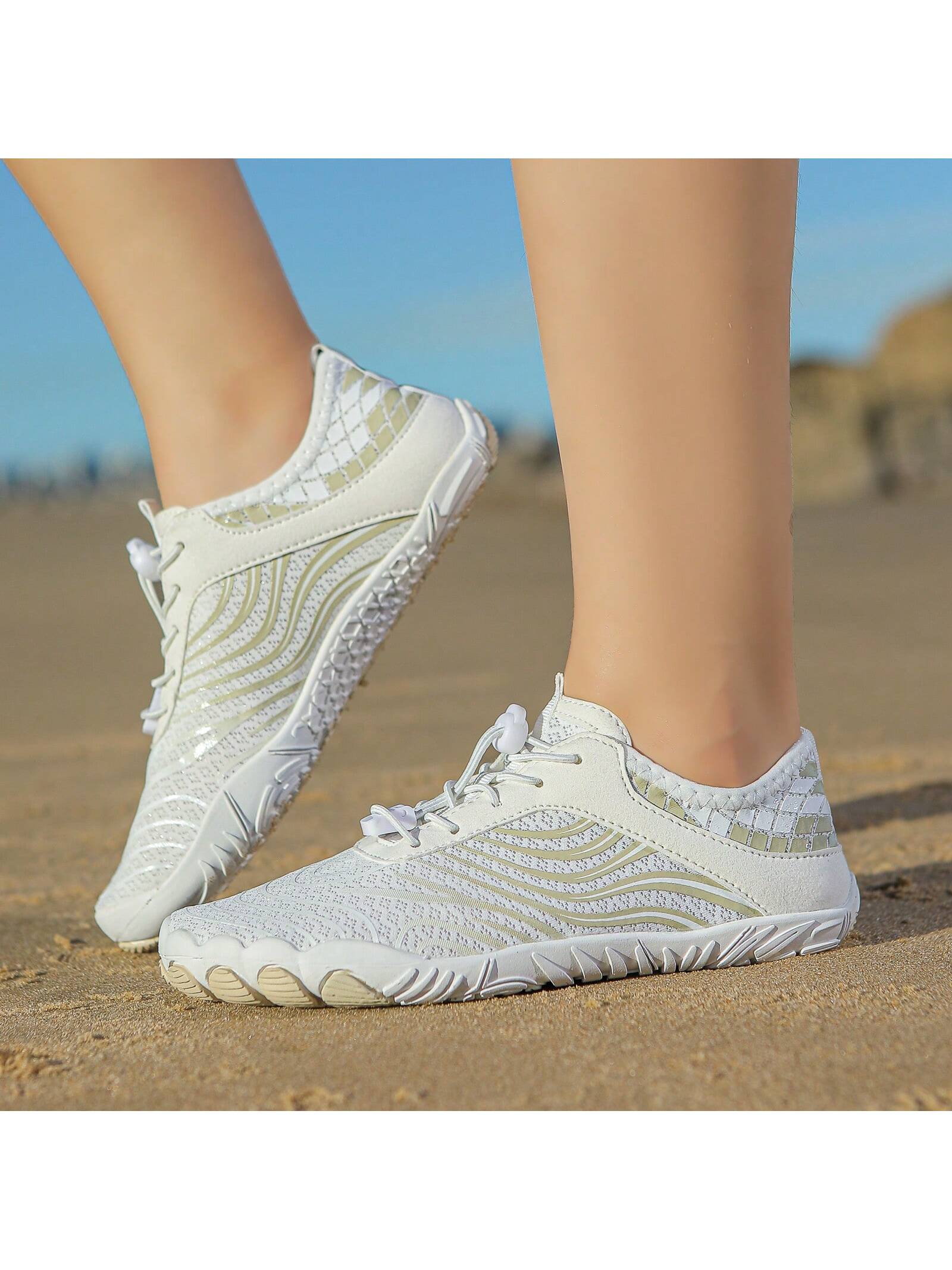 Unisex Breathable Water Shoes, Non-Slip Water Shoes For Beach, Suitable For Swimming, Women