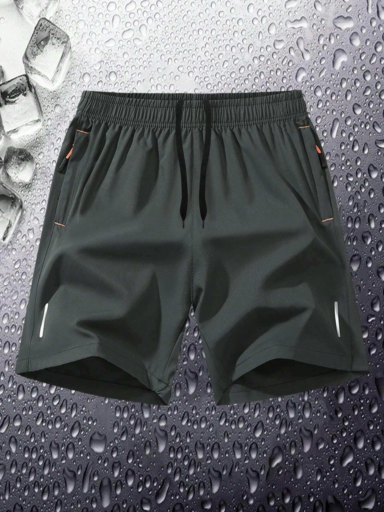 3pcs Men Plus Size Sports Shorts, Summer Ultra-Thin Quick Dry Shorts, Fashion Casual Running Gym Shorts, Beach Pants