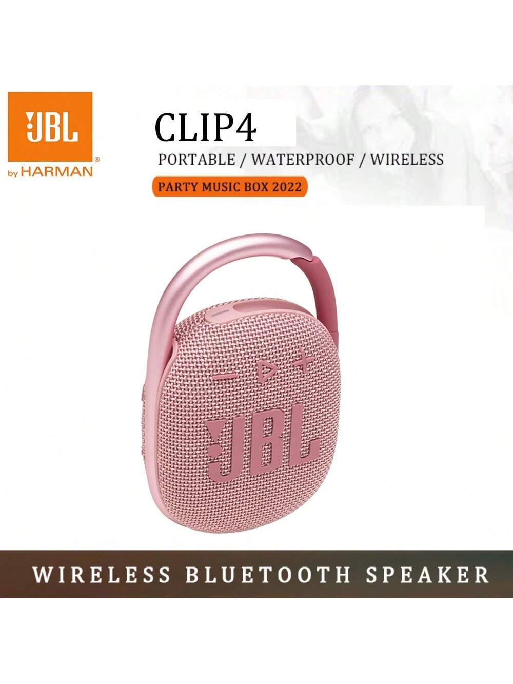 JBL CLIP 4 Bluetooth Speakers IP67 Waterproof/10 Hours Of Playtime Outdoor Travel Portable Mini Wireless Speaker Original JBL