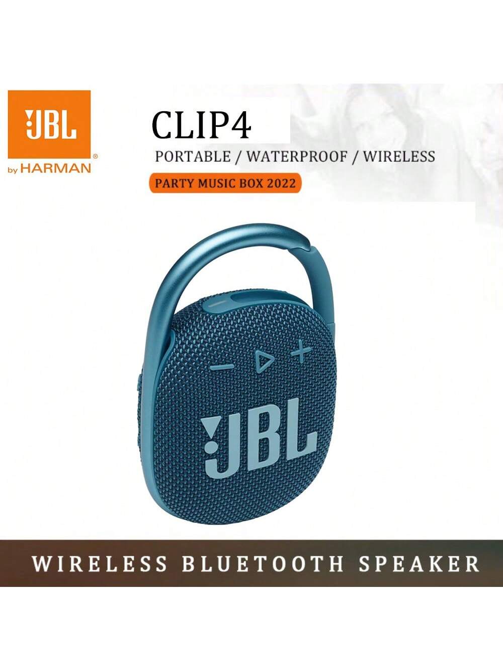 JBL CLIP 4 Bluetooth Speakers IP67 Waterproof/10 Hours Of Playtime Outdoor Travel Portable Mini Wireless Speaker Original JBL