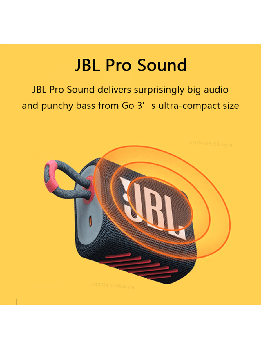 JBL Go 3 Bluetooth Speaker Powerful Bass Subwoofers Stereo Sound Outdoor GO3 Portable Mini Wireless Speaker Original JBL