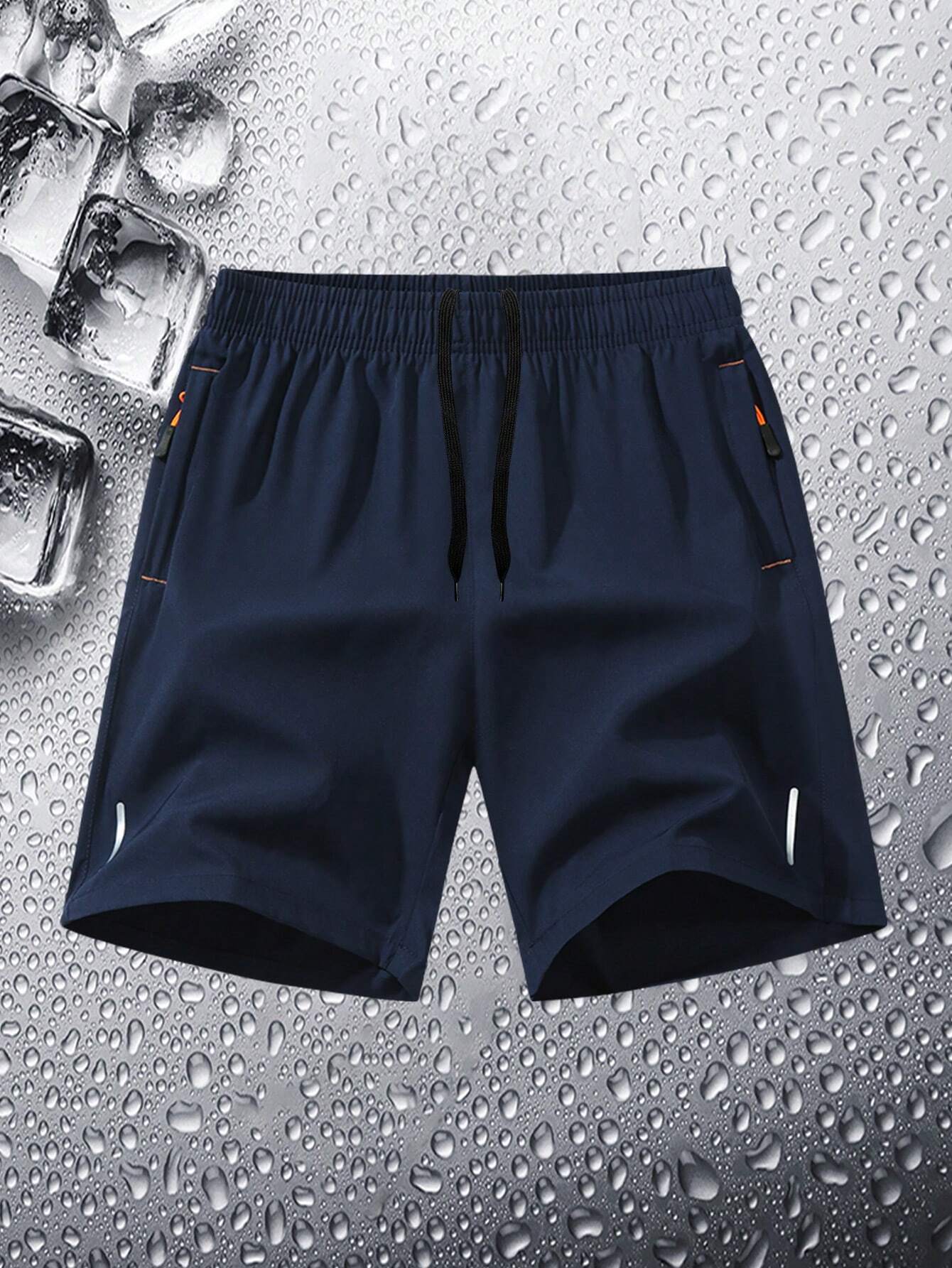 3pcs Men Plus Size Sports Shorts, Summer Ultra-Thin Quick Dry Shorts, Fashion Casual Running Gym Shorts, Beach Pants