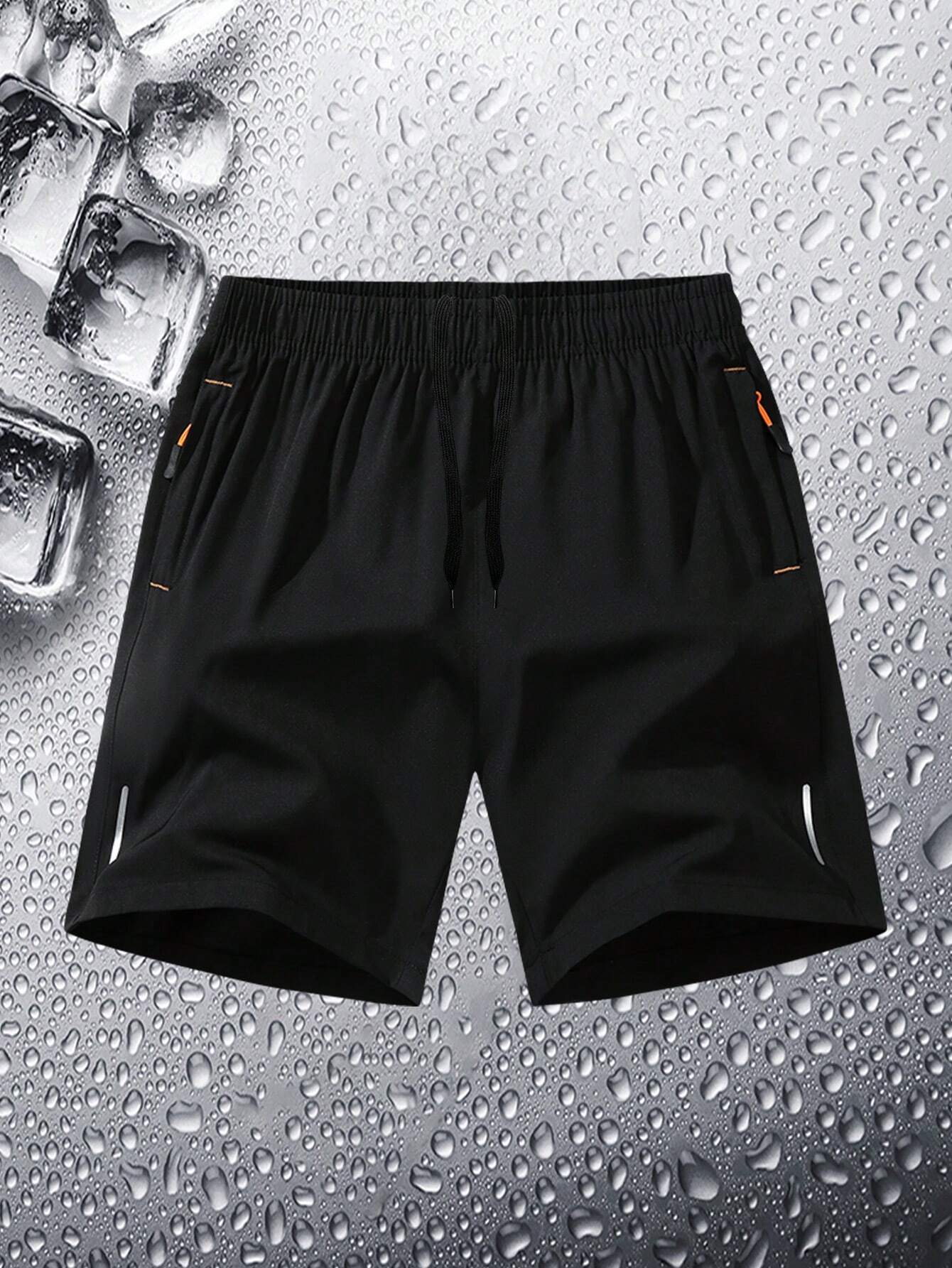 3pcs Men Plus Size Sports Shorts, Summer Ultra-Thin Quick Dry Shorts, Fashion Casual Running Gym Shorts, Beach Pants