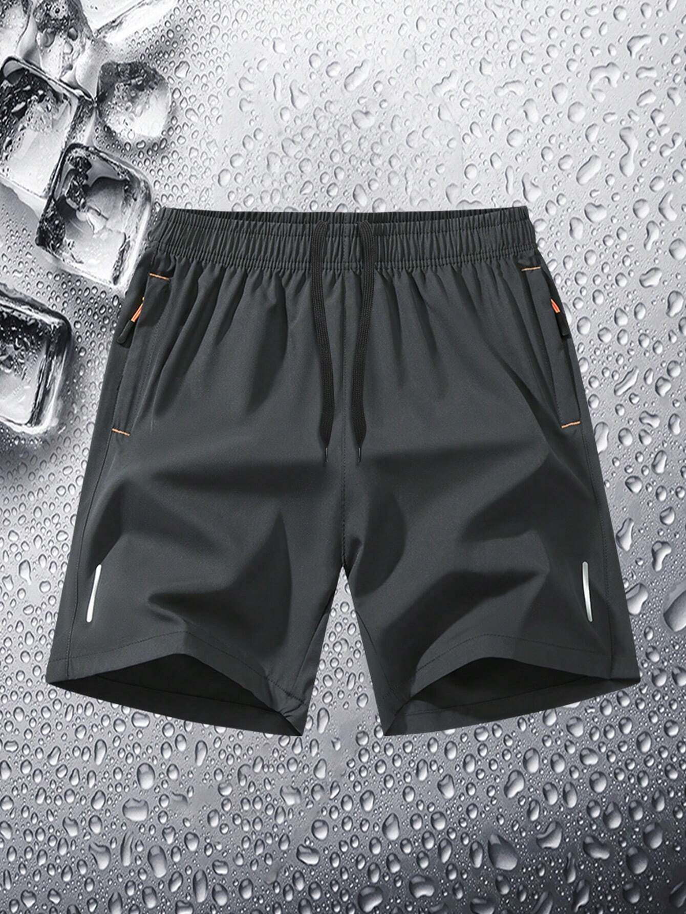 3pcs Men Plus Size Sports Shorts, Summer Ultra-Thin Quick Dry Shorts, Fashion Casual Running Gym Shorts, Beach Pants