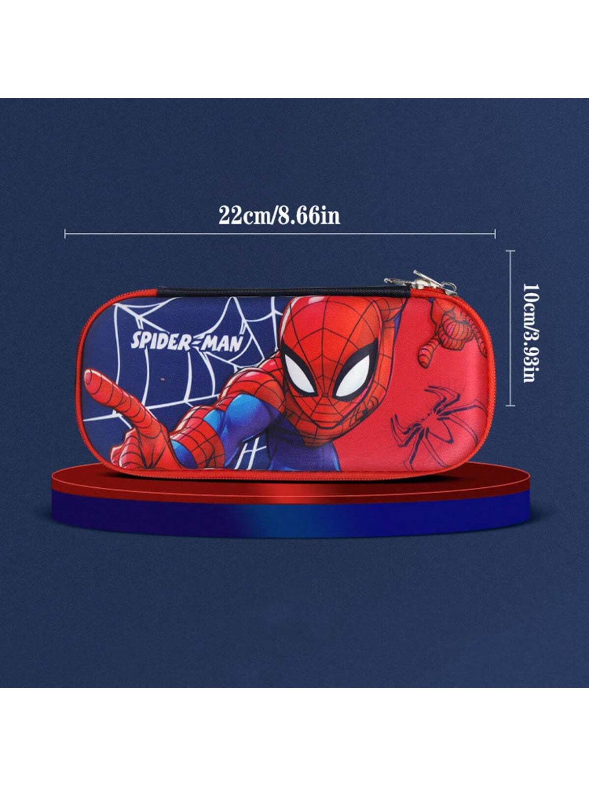 1pc Super Hero 3D Pencil Box New Boys And Girls Multi-Functional High Appearance Level Large Capacity Pencil Bag Pencil Box For Primary School Students With Children's Kindergarten Cartoon Cute Storage Box