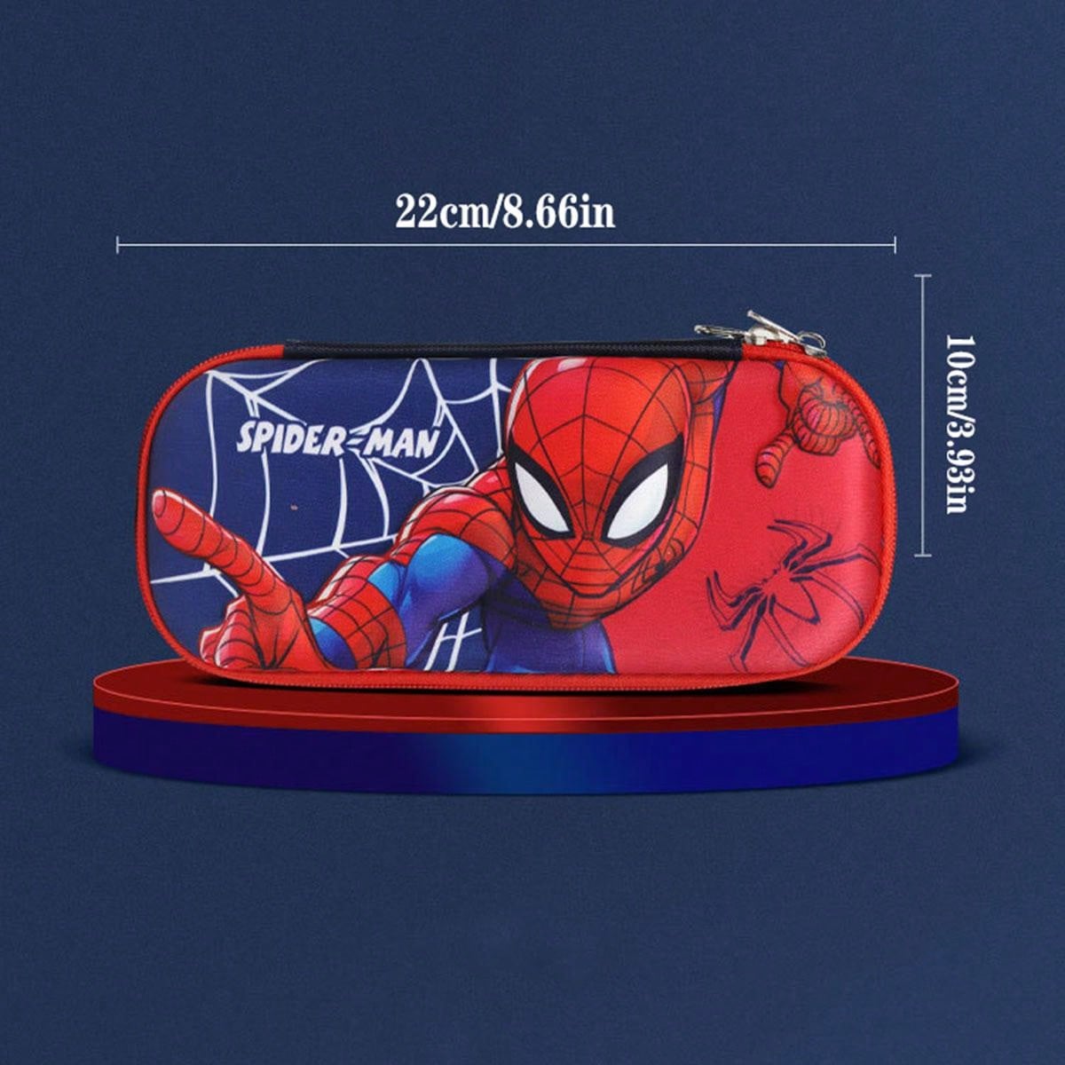 1pc Super Hero 3D Pencil Box New Boys And Girls Multi-Functional High Appearance Level Large Capacity Pencil Bag Pencil Box For Primary School Students With Children's Kindergarten Cartoon Cute Storage Box