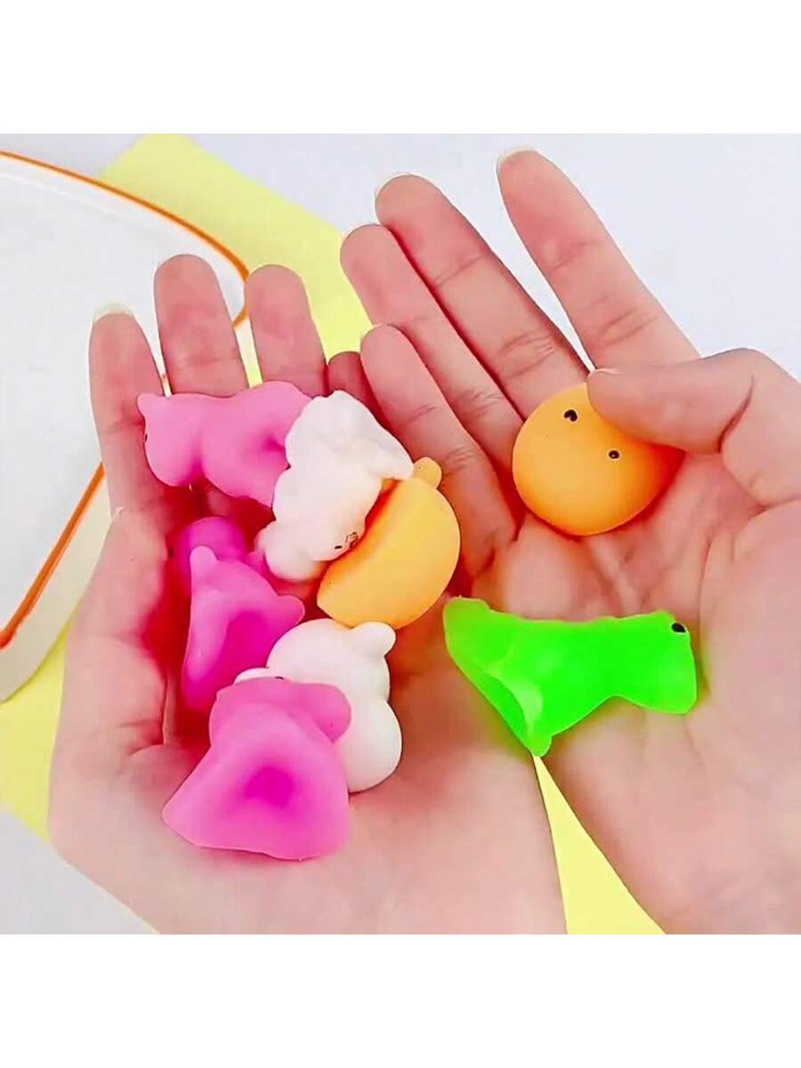 10/30/Piece, Mini Cute Animal Gummy Bag, Random Mochi Gummy Party Gift Toy, Cute And Soft Squeezable Stress Relieving Toy, Suitable For Students And Adults As A Treasure Box Toy, Party Small Gift,Christmas