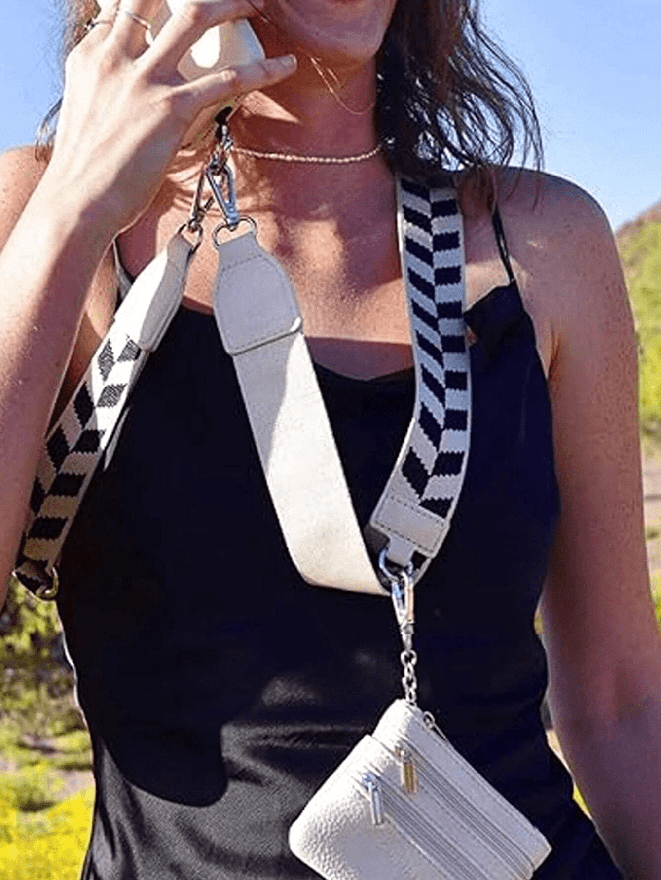 Phone Strap With Zippered Pouch, Clip And Go Strap For Phone, Cross Body Phone String With Zipper Wallet Pouch, Phone Strap Crossbody, The Perfect Companion For The Outdoors, Perfect For Both Ladies And Men