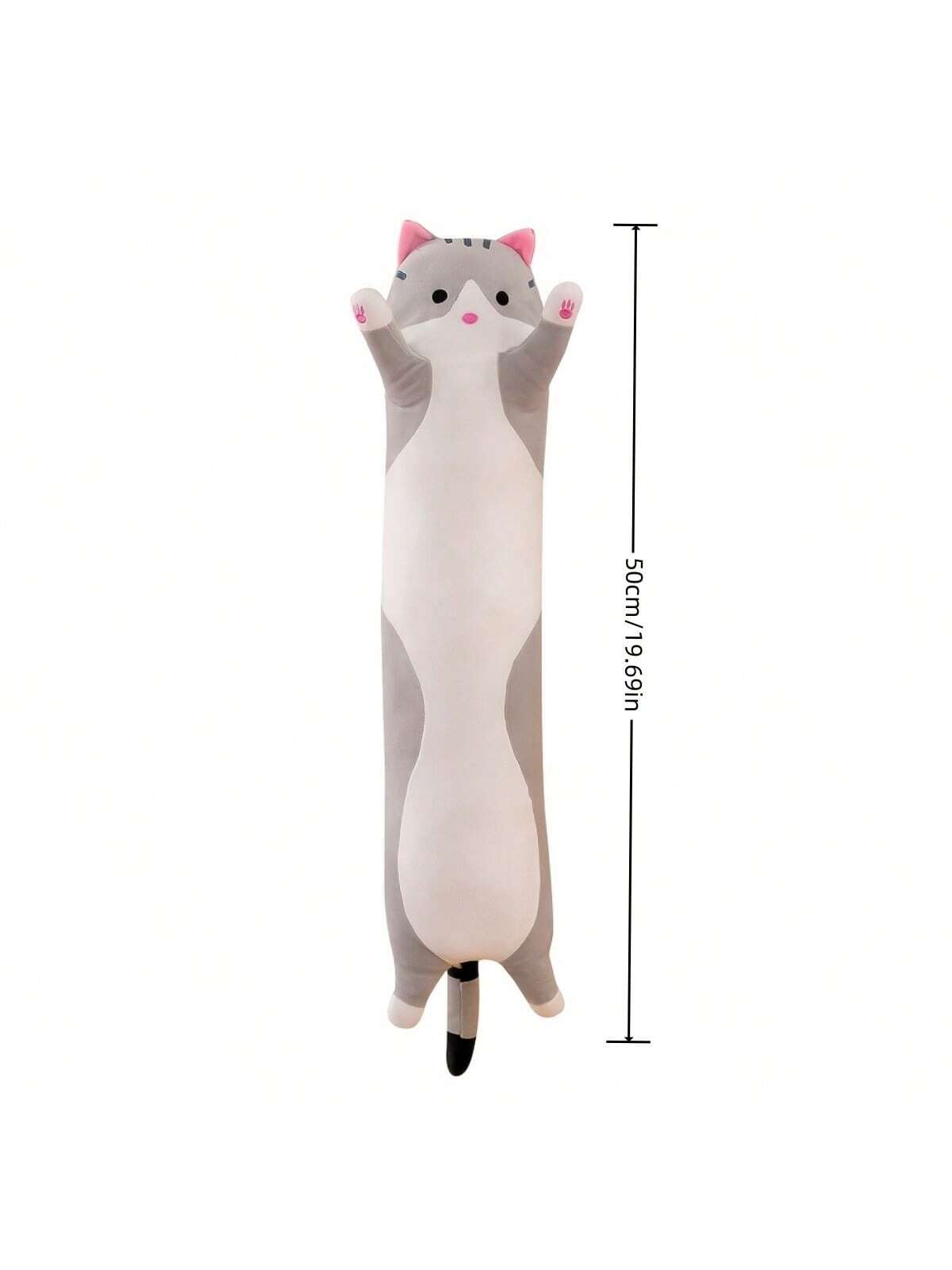 27.5inch And 19.6inch Long Cat Plush Toys Cute Animal Cat Creative Long Soft Toys Office Break Sleeping Pillow Cushion Stuffed Gift   Birthday Gift Christmas Gift For