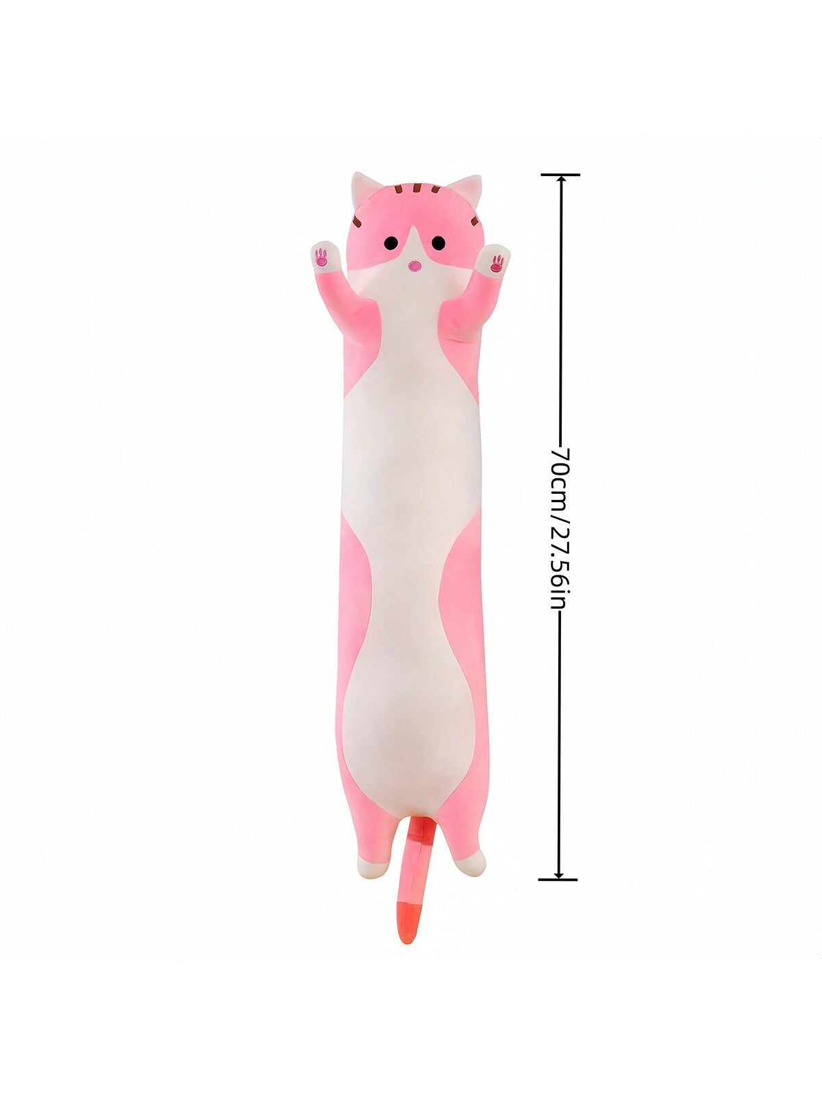 27.5inch And 19.6inch Long Cat Plush Toys Cute Animal Cat Creative Long Soft Toys Office Break Sleeping Pillow Cushion Stuffed Gift   Birthday Gift Christmas Gift For