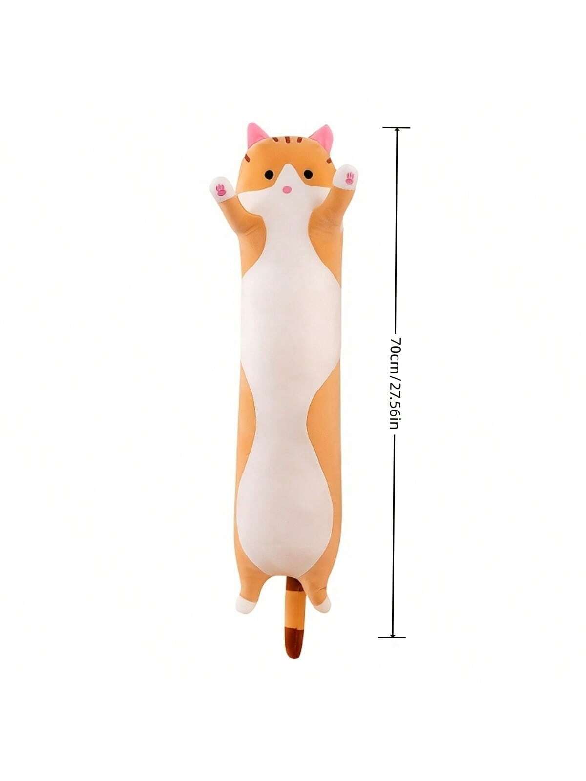 27.5inch And 19.6inch Long Cat Plush Toys Cute Animal Cat Creative Long Soft Toys Office Break Sleeping Pillow Cushion Stuffed Gift   Birthday Gift Christmas Gift For