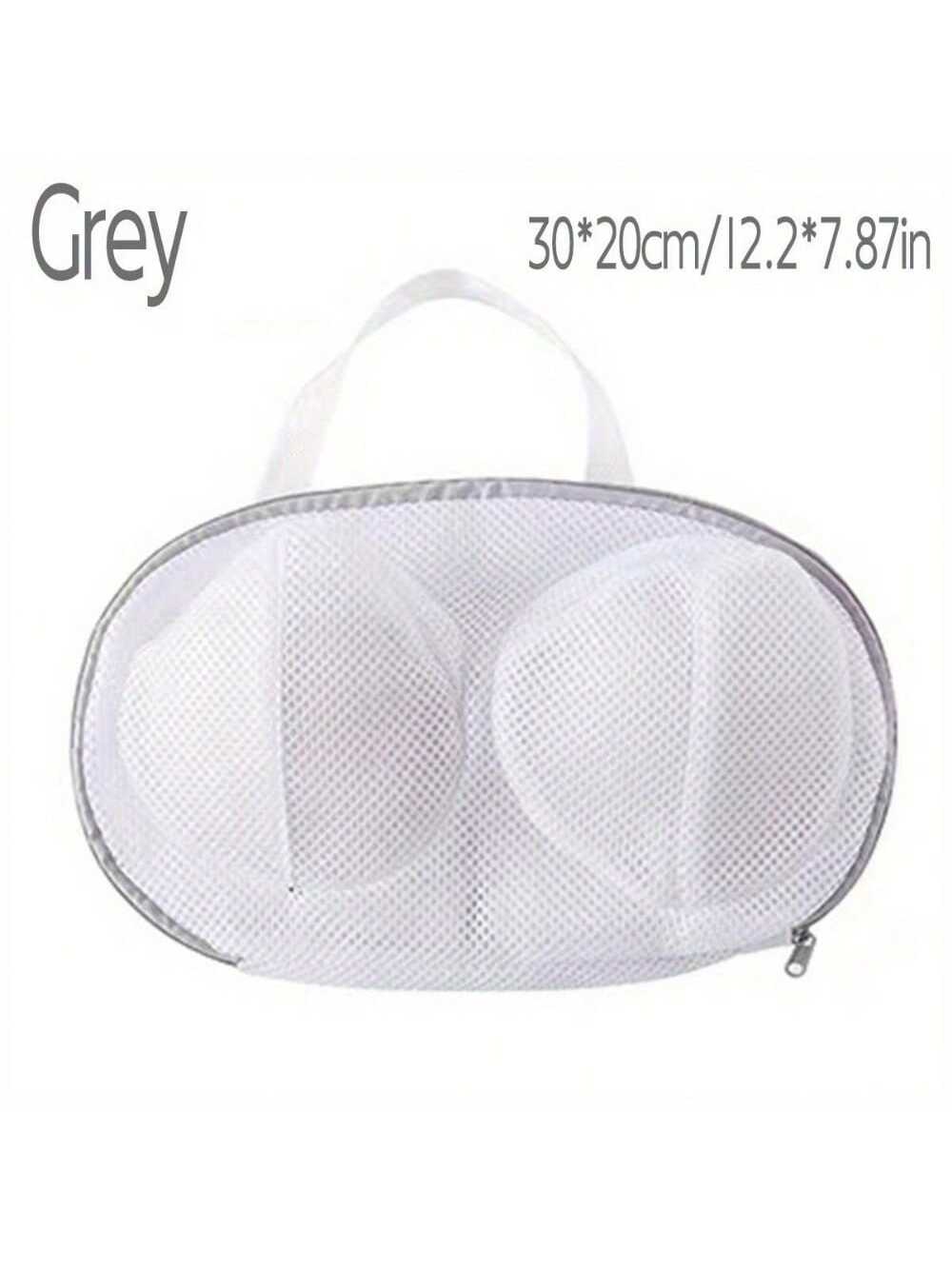 Bra Washing Bags For Laundry, Upgraded Bra Laundry Bags Mesh Women Brassiere Underwear Wash Bags With Handle And Zipper For Delicates Lingerie Washing Machine (Grey)