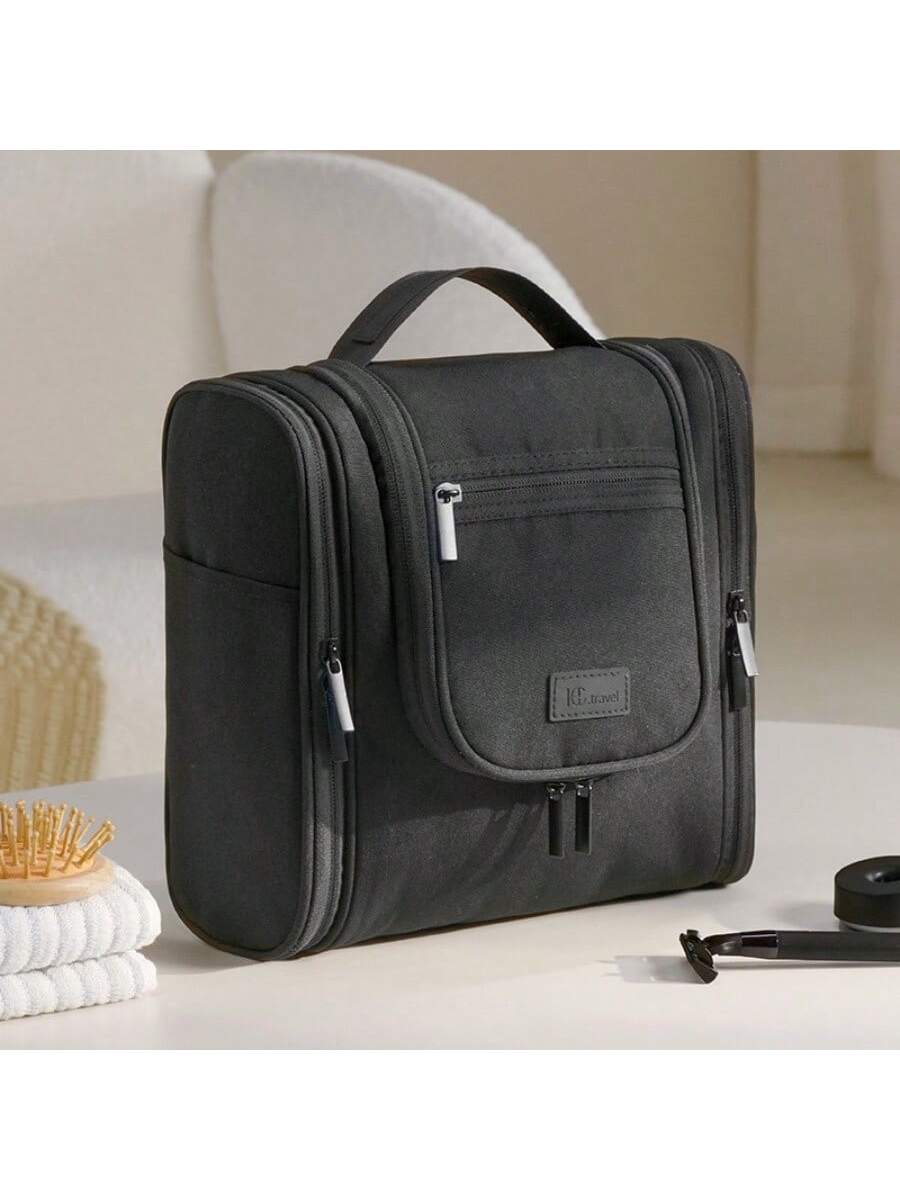 Travel, Business, Home Storage Bag, Men's And Women's Business Travel Handheld Large Capacity Toilet Bag, Can Hang Dry Wet Separation Makeup Bag Cosmetic Bag Makeup Storage Makeup Organizer Travel Accessories Brush Bag Make Up Container Travel Stuff Trav