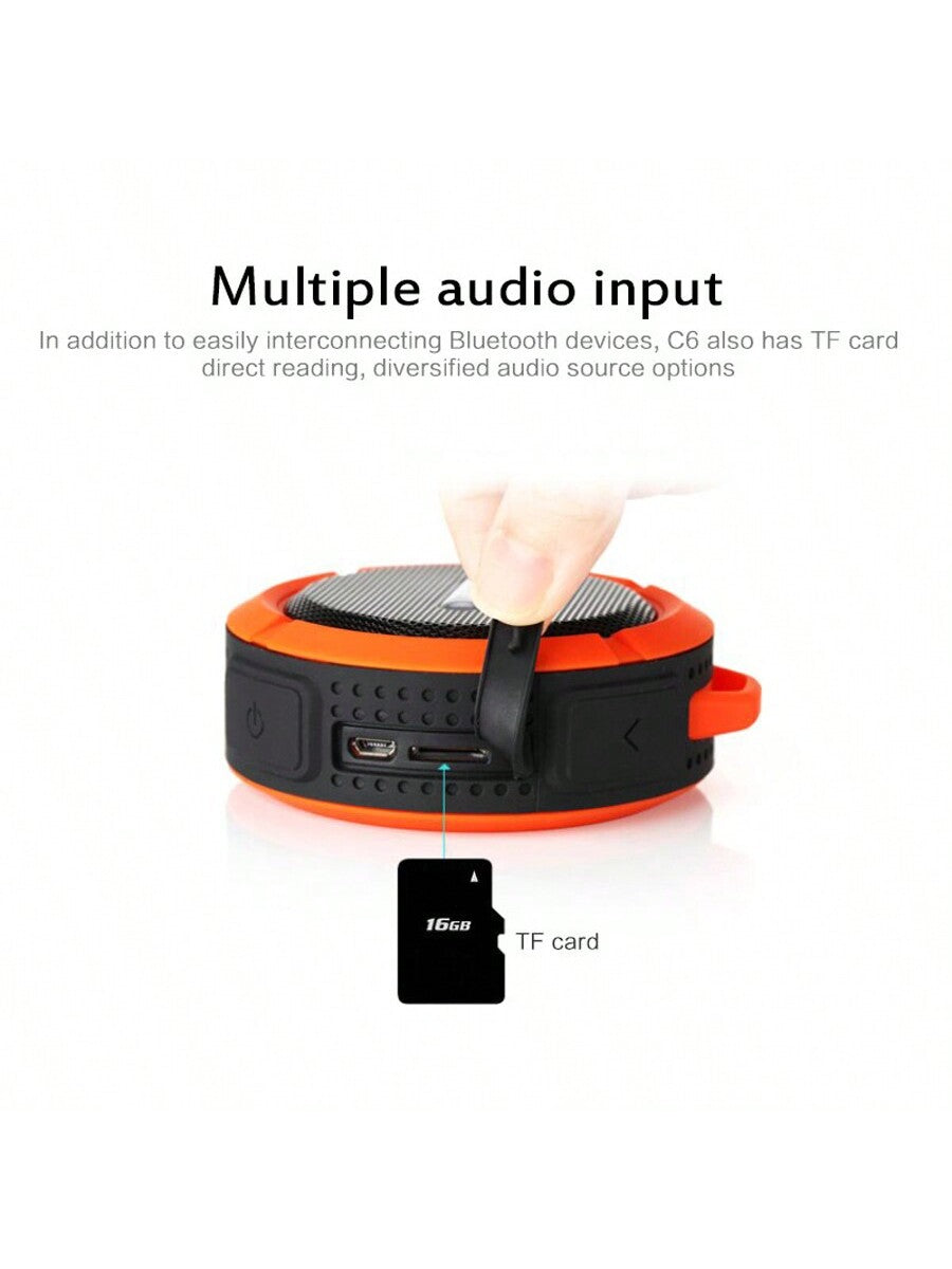 Waterproof Wireless Portable Bluetooth Speaker, Outdoor Subwoofer Music Sound Box For Mini Speakers, Bathroom Sucker Small Bluetooth Speaker, Mobile/Car/Sports Hands-Free Calls