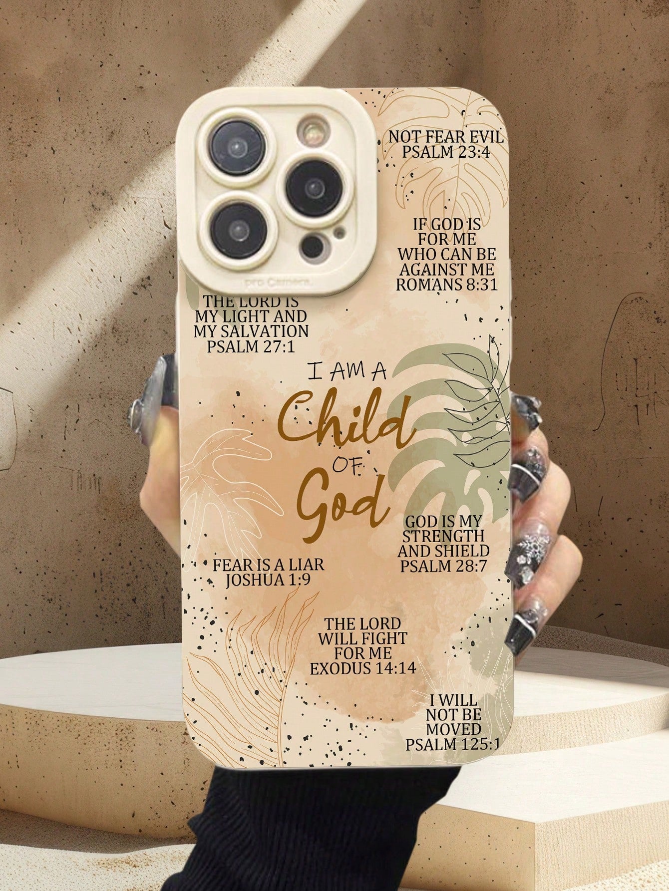 God Of Child Slogan Pattern Liquid Silicone Mobile Phone Case Full-Body Protection Shockproof Anti-Fall TPU Soft Rubber Case Compatible With Apple IPhone