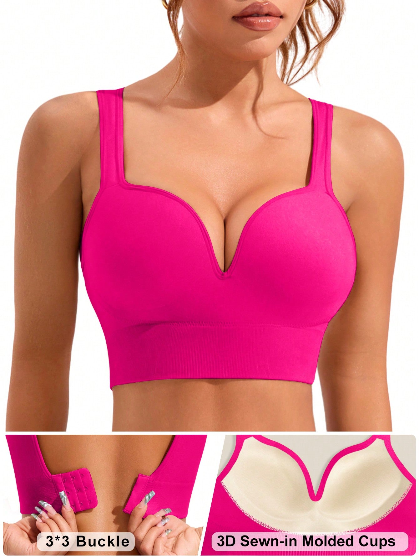 Seamless Padded Sports Bra