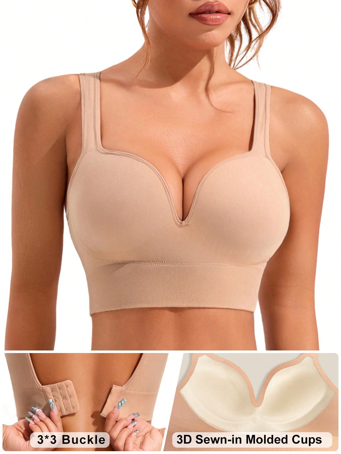 Seamless Padded Sports Bra