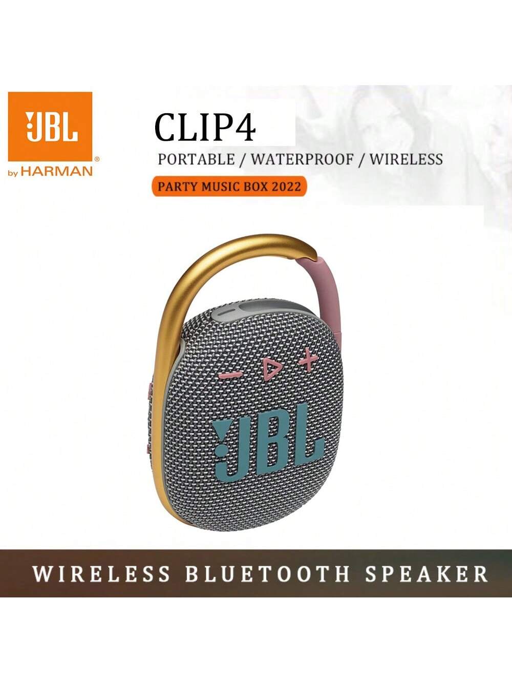 JBL CLIP 4 Bluetooth Speakers IP67 Waterproof/10 Hours Of Playtime Outdoor Travel Portable Mini Wireless Speaker Original JBL