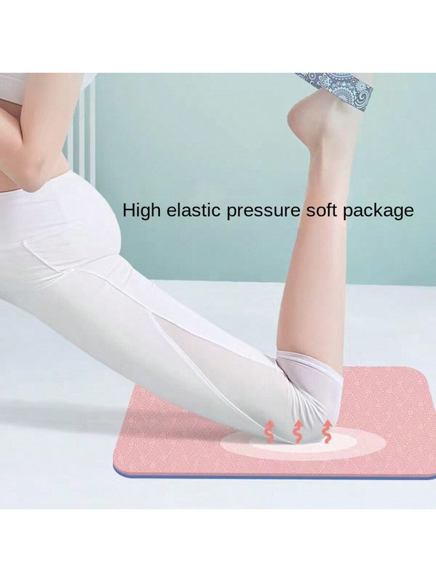 1pair TPE Thick Yoga Mat, Anti-Slip Fitness Exercise Pad, Suitable For Men And Women