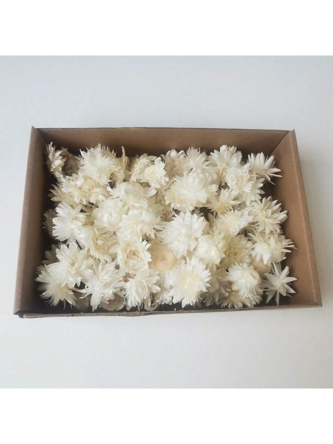 100pcs Diy Dried Flower Bag Natural Rose/Babybreath/Eucalyptus/Lover Grass /Lagurus/Bunny Tails Bulk Lavender Daisy Preserved Dried Flower Material Package Heads For Decoration