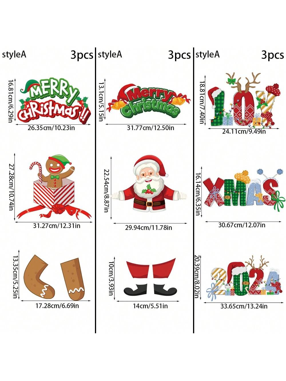 1set Christmas Hanging Banner Porch Sign Santa Claus Snowman Pattern Paper Banner Garland For Merry Christmas Home Outdoor Decor Xmas New Year Party Supplies,Christmas