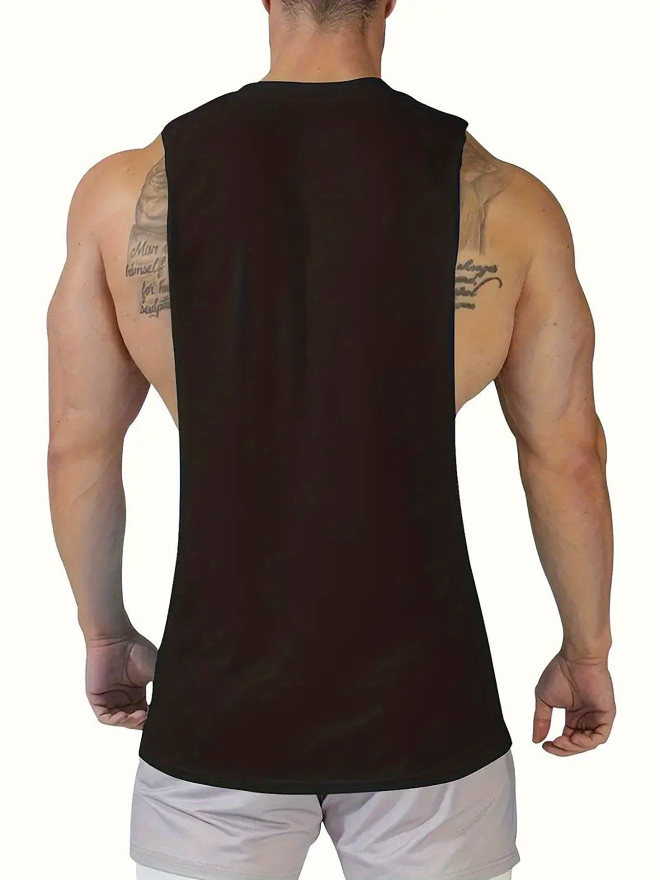 Men's Quick-Dry Athletic Tank Top - Breathable, Moisture-Wicking Sleeveless Shirt for Gym & Casual Wear, Summer Fashion