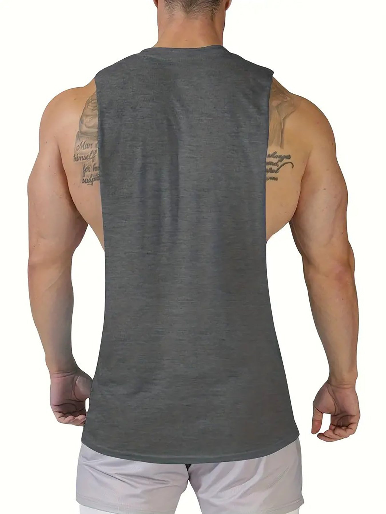 Men's Quick-Dry Athletic Tank Top - Breathable, Moisture-Wicking Sleeveless Shirt for Gym & Casual Wear, Summer Fashion