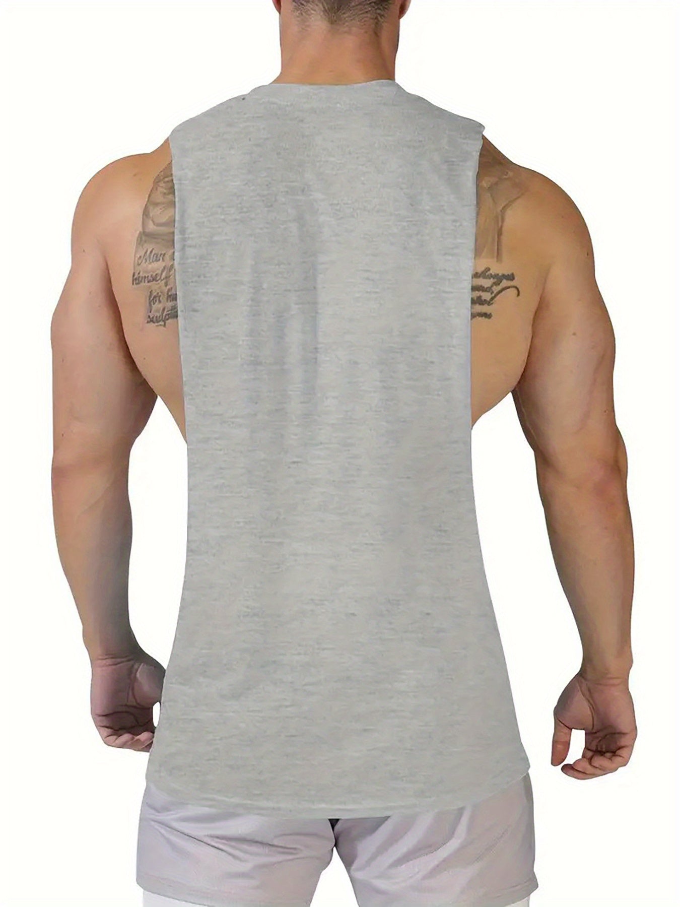 Men's Quick-Dry Athletic Tank Top - Breathable, Moisture-Wicking Sleeveless Shirt for Gym & Casual Wear, Summer Fashion