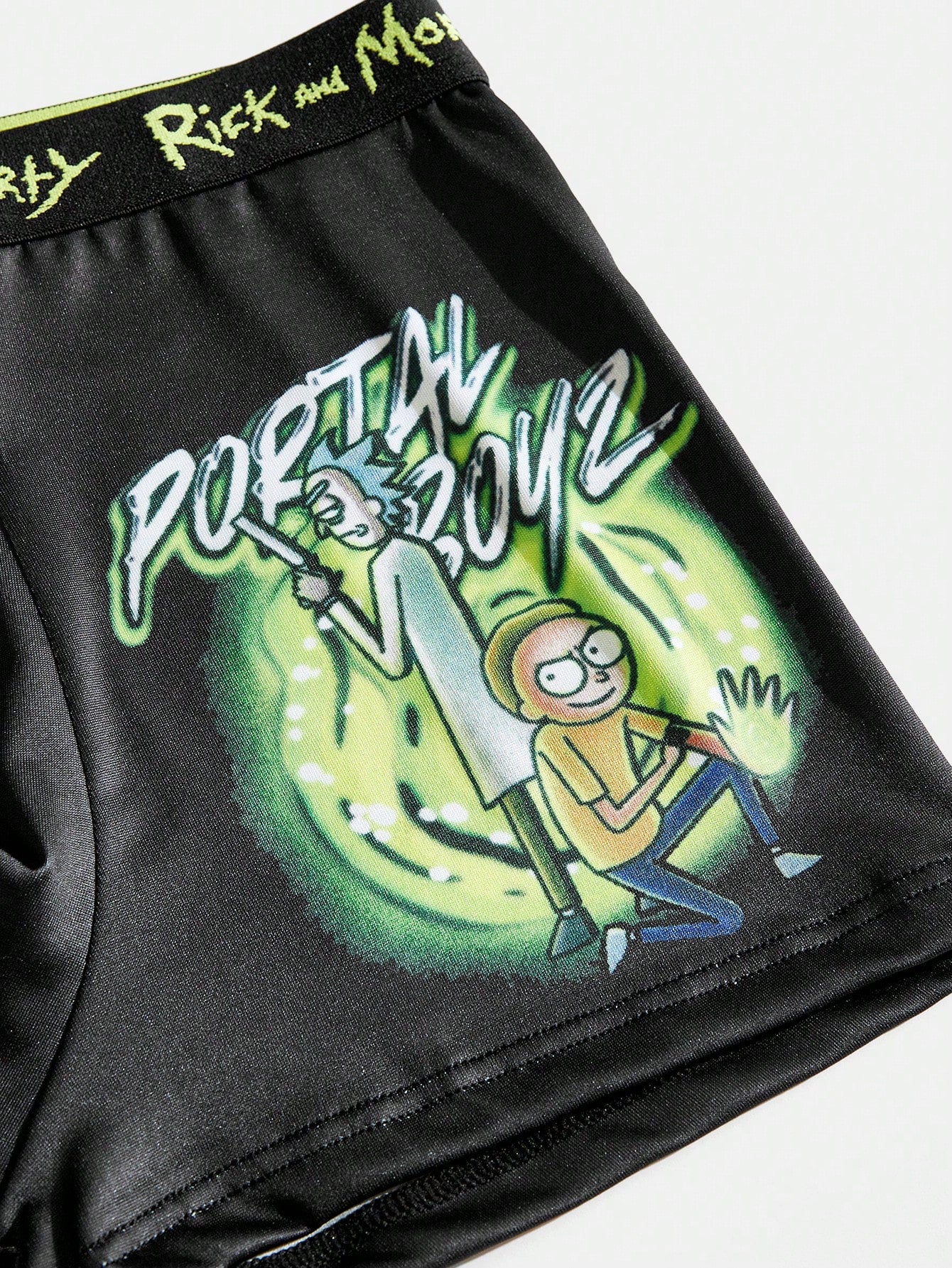 Rick and Morty X SHEIN 3pcs Men's Cartoon Character