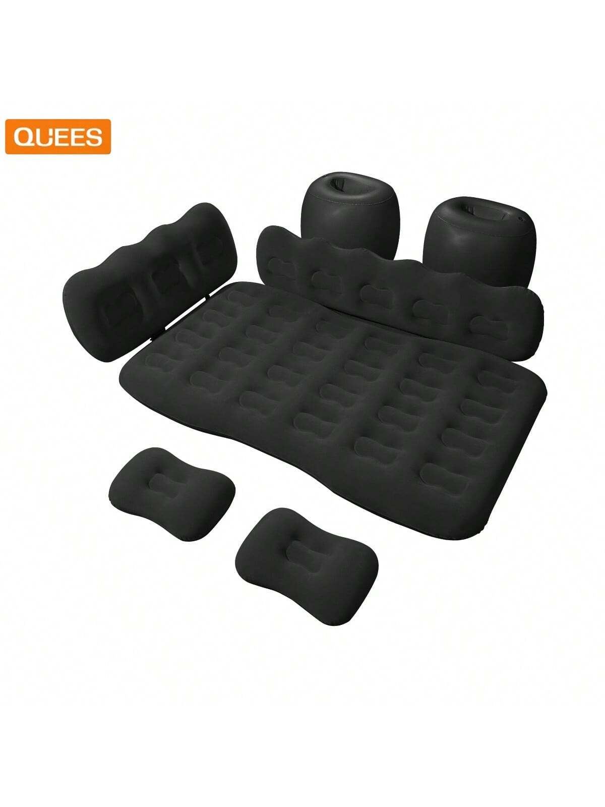 QUEES Car Inflatable Air Mattress - Universal 4-Season Inflatable Mattress, Enlarged Side Cushion Design Comfortable Inflatable Mattress