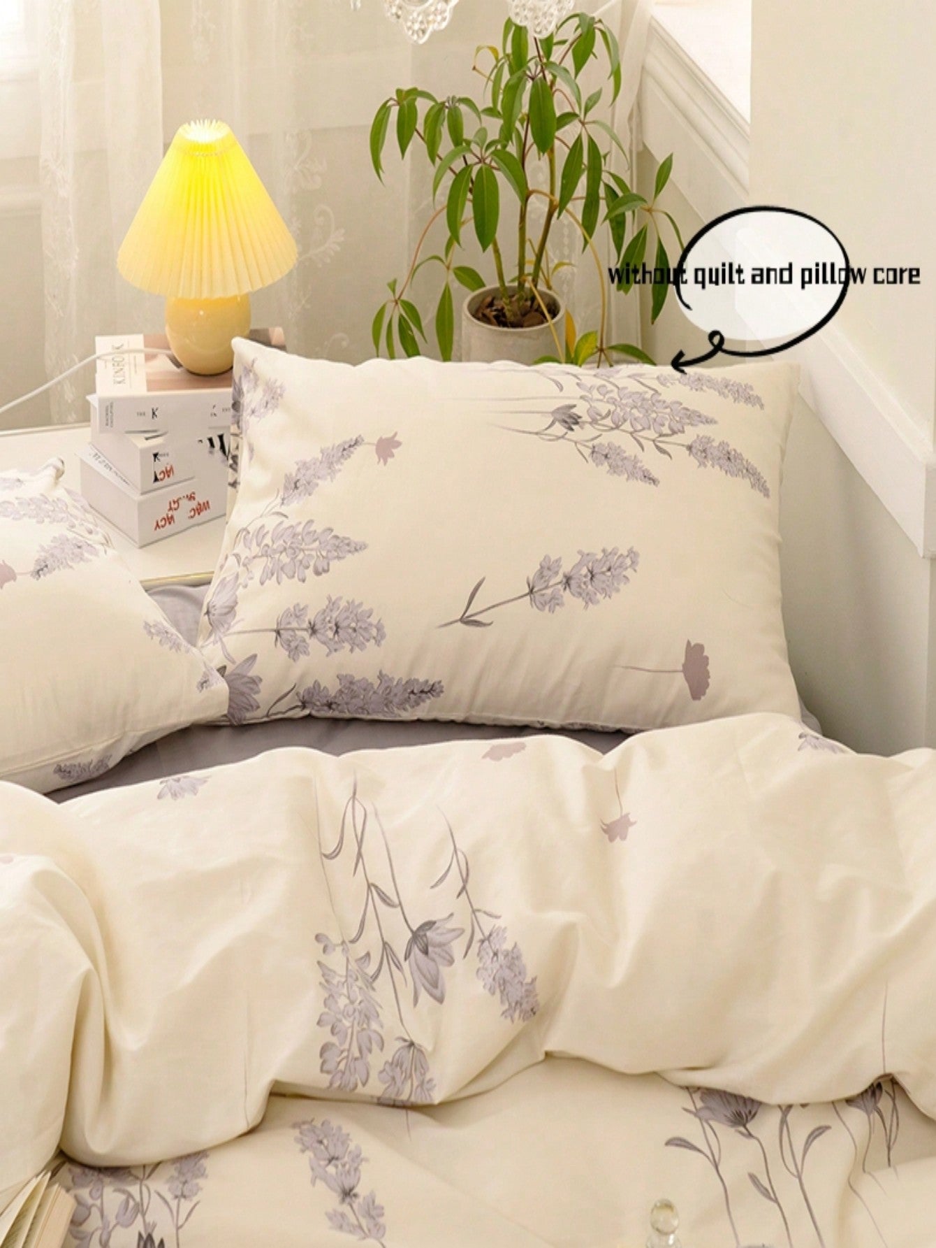 3pcs/Set Botanical Print Duvet Cover