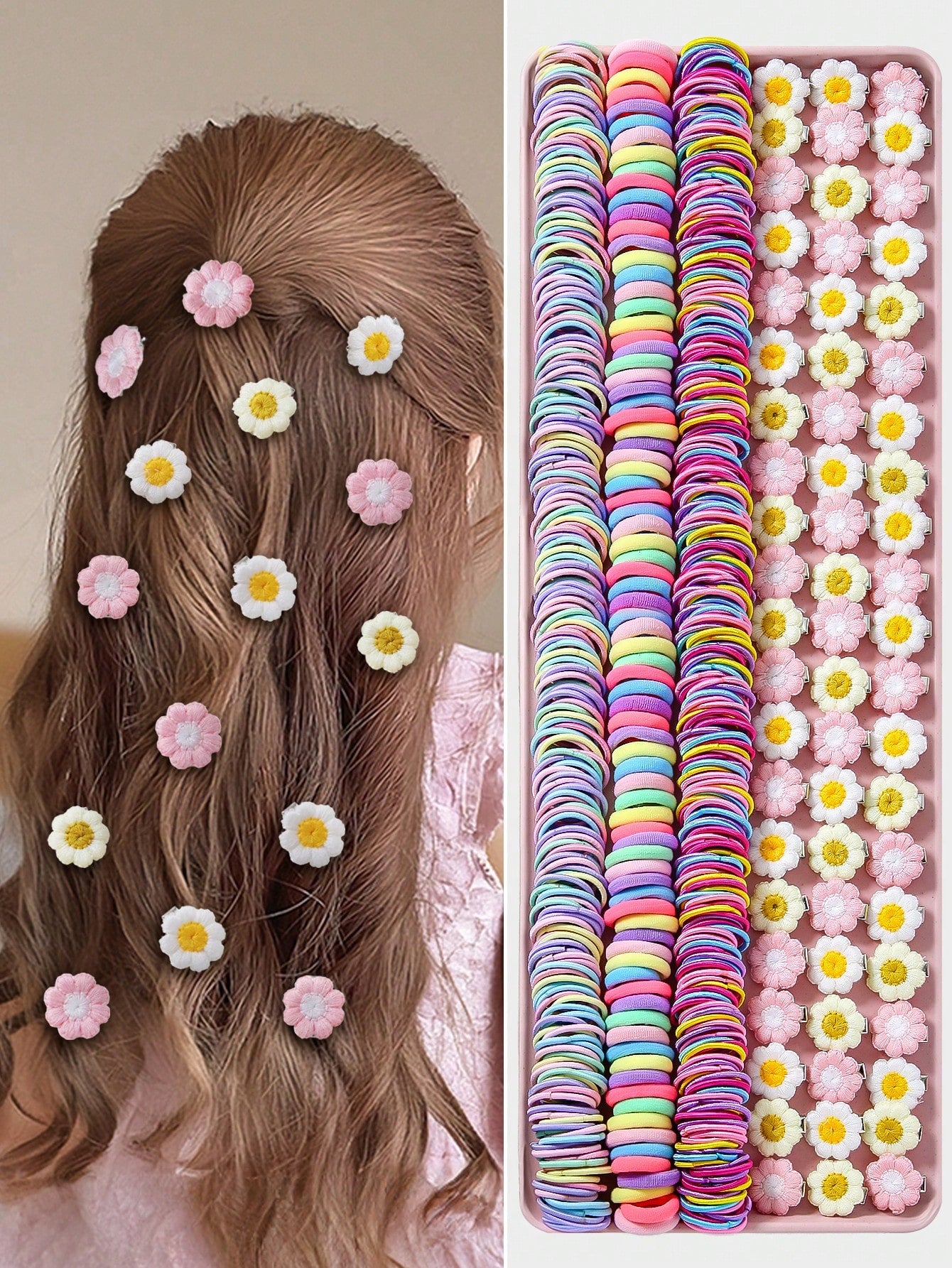 260pcs/Set Baby Girl Princess Hair Accessories Combo - Hair Ties, Hairclips, Barrettes, Hair Bands, For Daily Wear & Gift