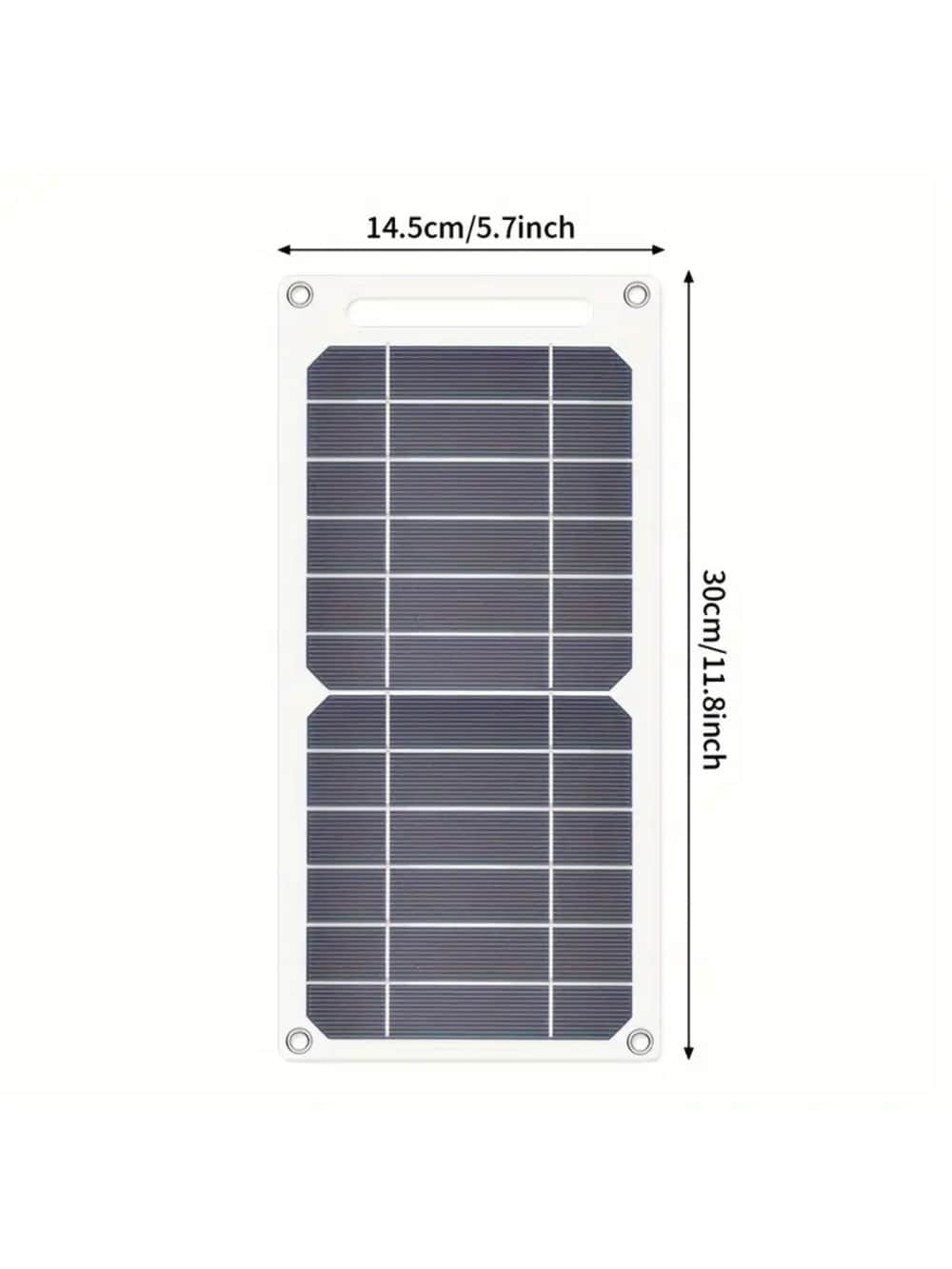 6W/5V Portable Solar Charger Panel With USB Port, For Power Bank, Emergency Backup Electricity For Outdoor Activities, Camping, Flashlights, Fans - Very Convenient And Practical