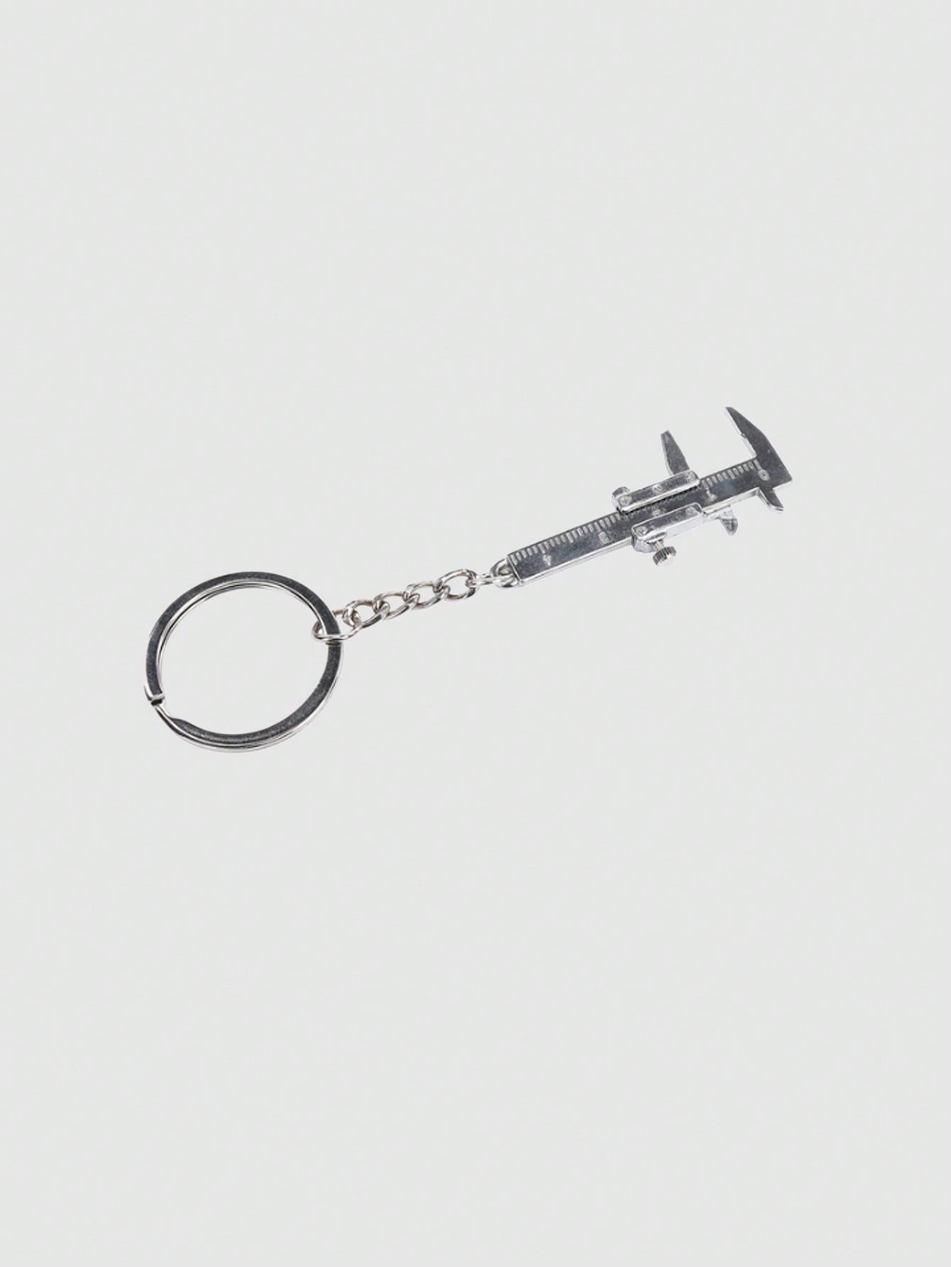 (The Color Of The Scale And Numbers Is Random)1 Pc Mini Caliper Key Chain Alloy Vernier Caliper Keyring Portable Rulers Calipers Keychain Small Measuring Gauging Tools 0-40mm