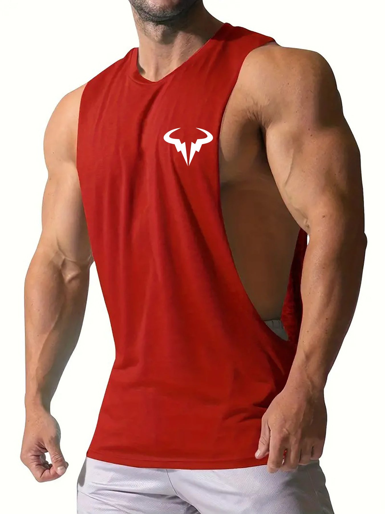 Men's Quick-Dry Athletic Tank Top - Breathable, Moisture-Wicking Sleeveless Shirt for Gym & Casual Wear, Summer Fashion