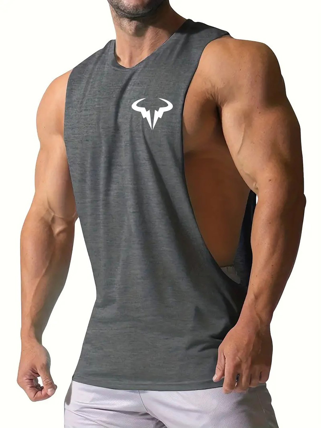 Men's Quick-Dry Athletic Tank Top - Breathable, Moisture-Wicking Sleeveless Shirt for Gym & Casual Wear, Summer Fashion