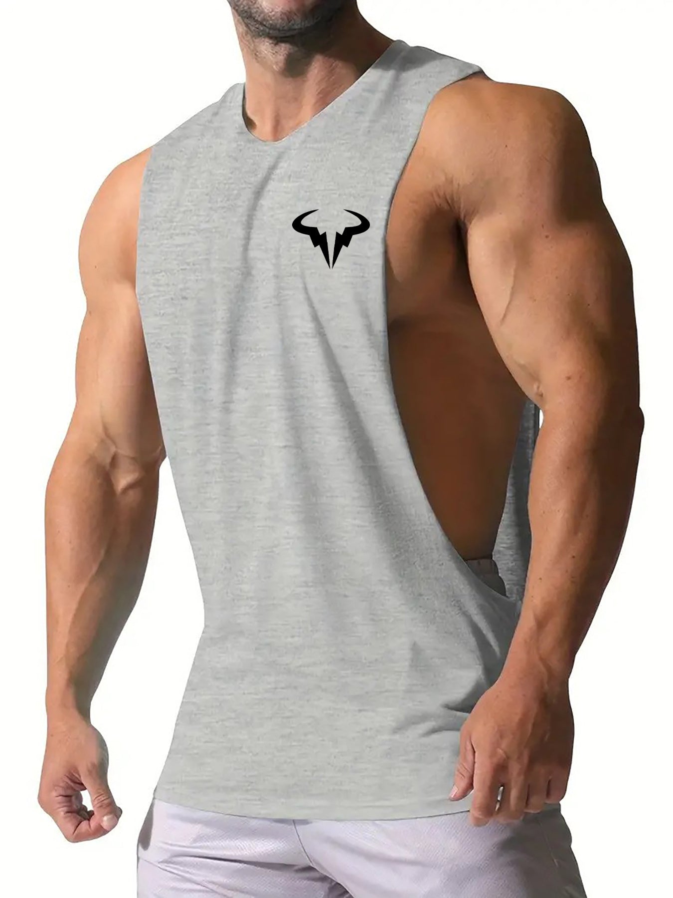 Men's Quick-Dry Athletic Tank Top - Breathable, Moisture-Wicking Sleeveless Shirt for Gym & Casual Wear, Summer Fashion