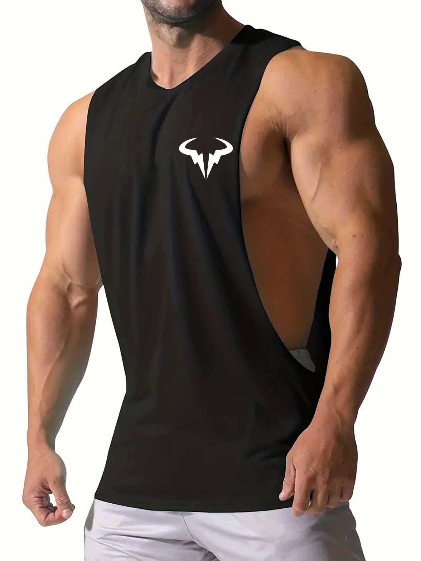 Men's Quick-Dry Athletic Tank Top - Breathable, Moisture-Wicking Sleeveless Shirt for Gym & Casual Wear, Summer Fashion