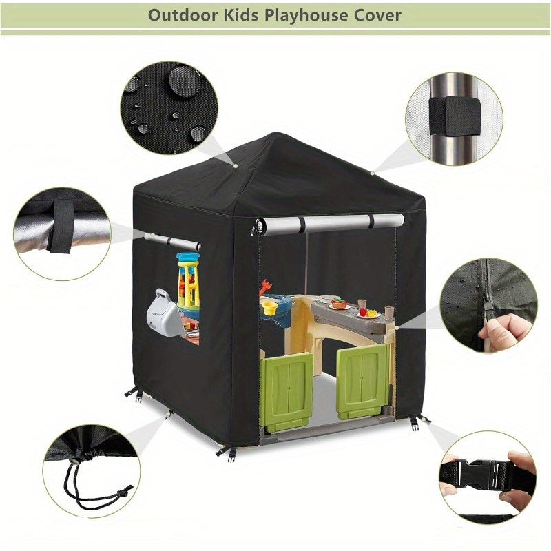 142.24cm x 142.24cm x 152.91cm Durable Waterproof Playhouse Cover for Youngsters - UV & Weather Resistant, Fits Step2 and Similar Brands