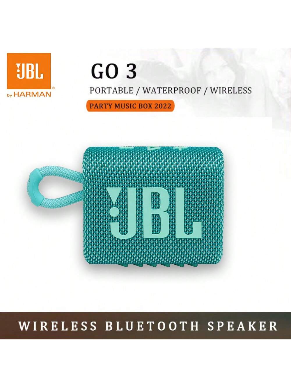 JBL Go 3 Bluetooth Speaker Powerful Bass Subwoofers Stereo Sound Outdoor GO3 Portable Mini Wireless Speaker Original JBL