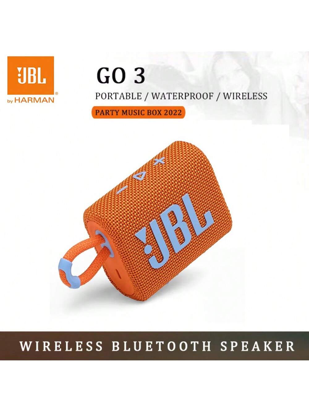 JBL Go 3 Bluetooth Speaker Powerful Bass Subwoofers Stereo Sound Outdoor GO3 Portable Mini Wireless Speaker Original JBL