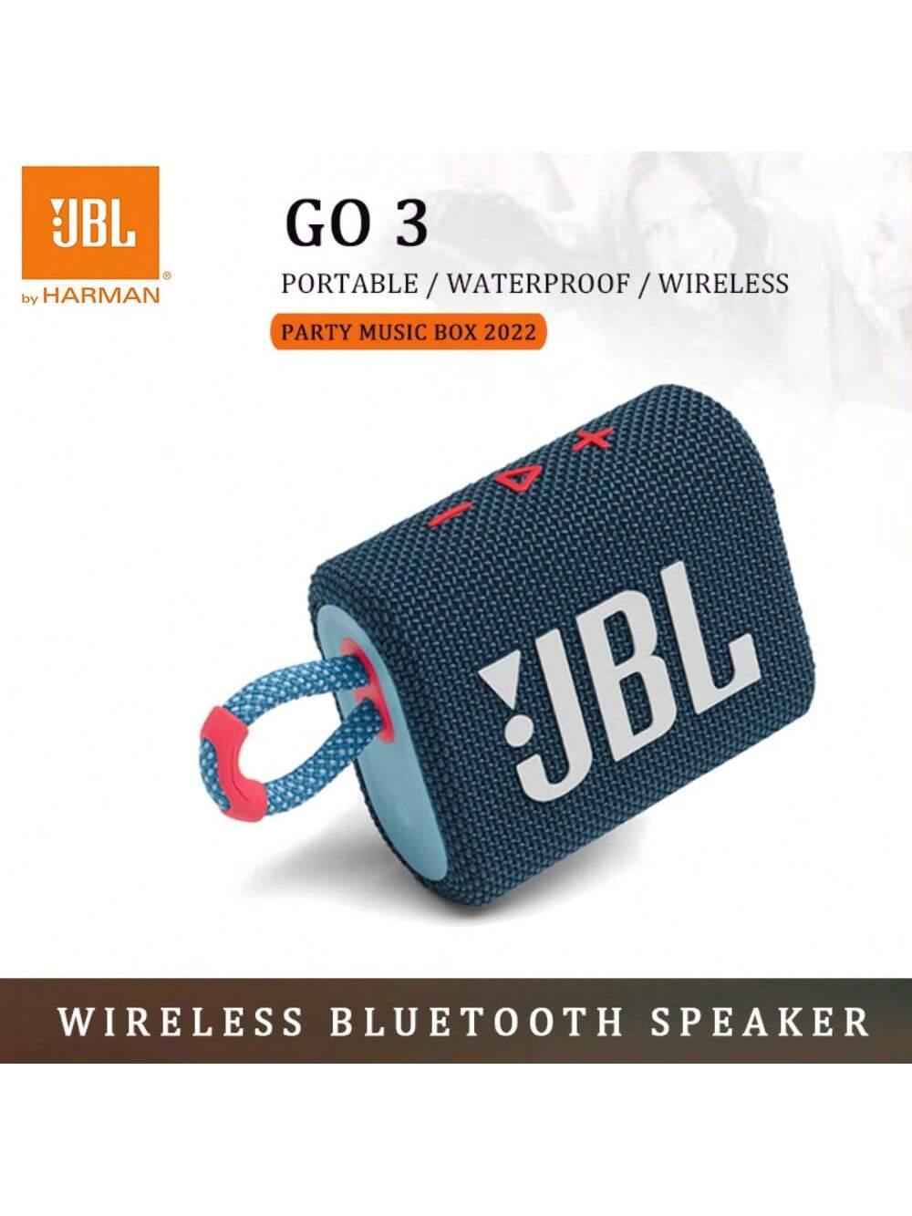 JBL Go 3 Bluetooth Speaker Powerful Bass Subwoofers Stereo Sound Outdoor GO3 Portable Mini Wireless Speaker Original JBL